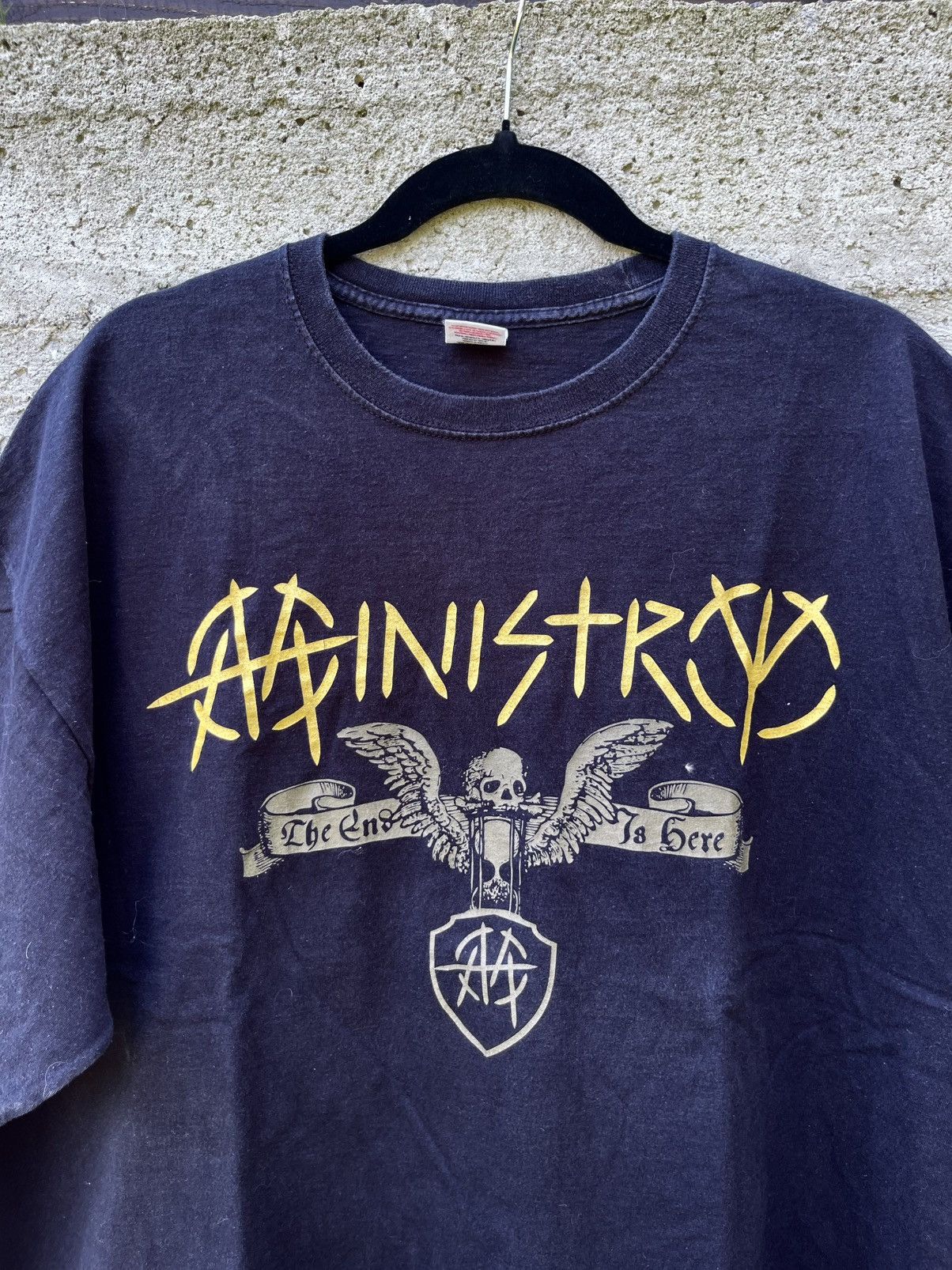 Band Tees 2008 Ministry CH Latour Vintage balck t-shirt Size US XXL / EU 58 / 5 - 5 Thumbnail