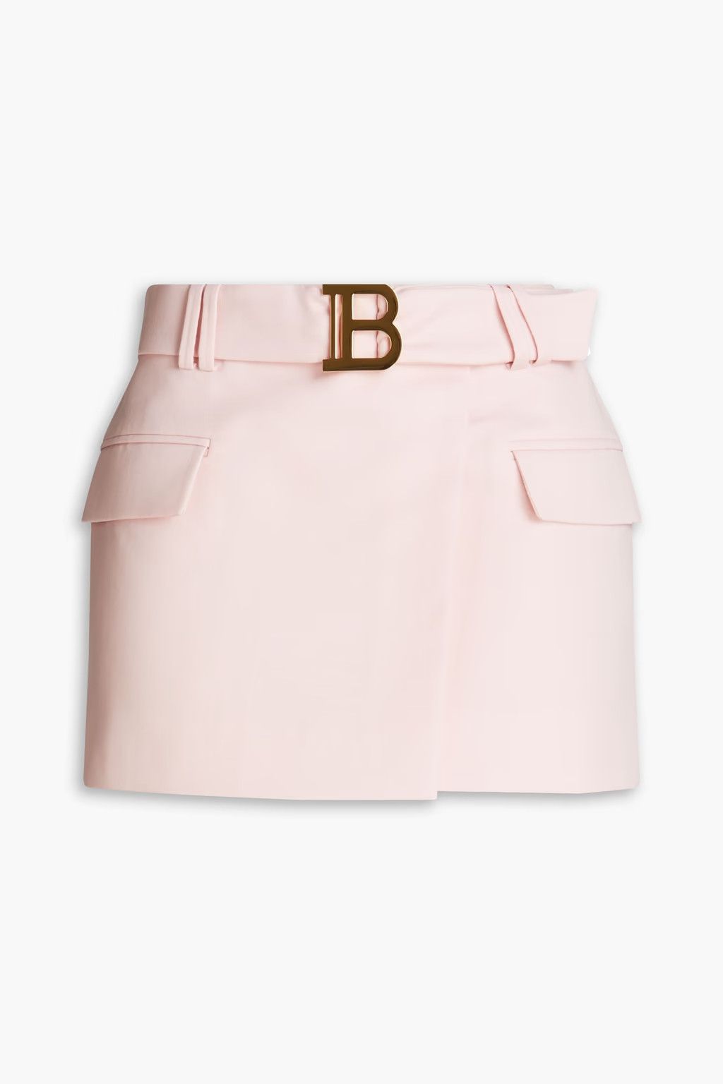 Balmain o1y0625 Mini Skirt in Light Pink Size 30" / US 8 / IT 44 - 1 Thumbnail