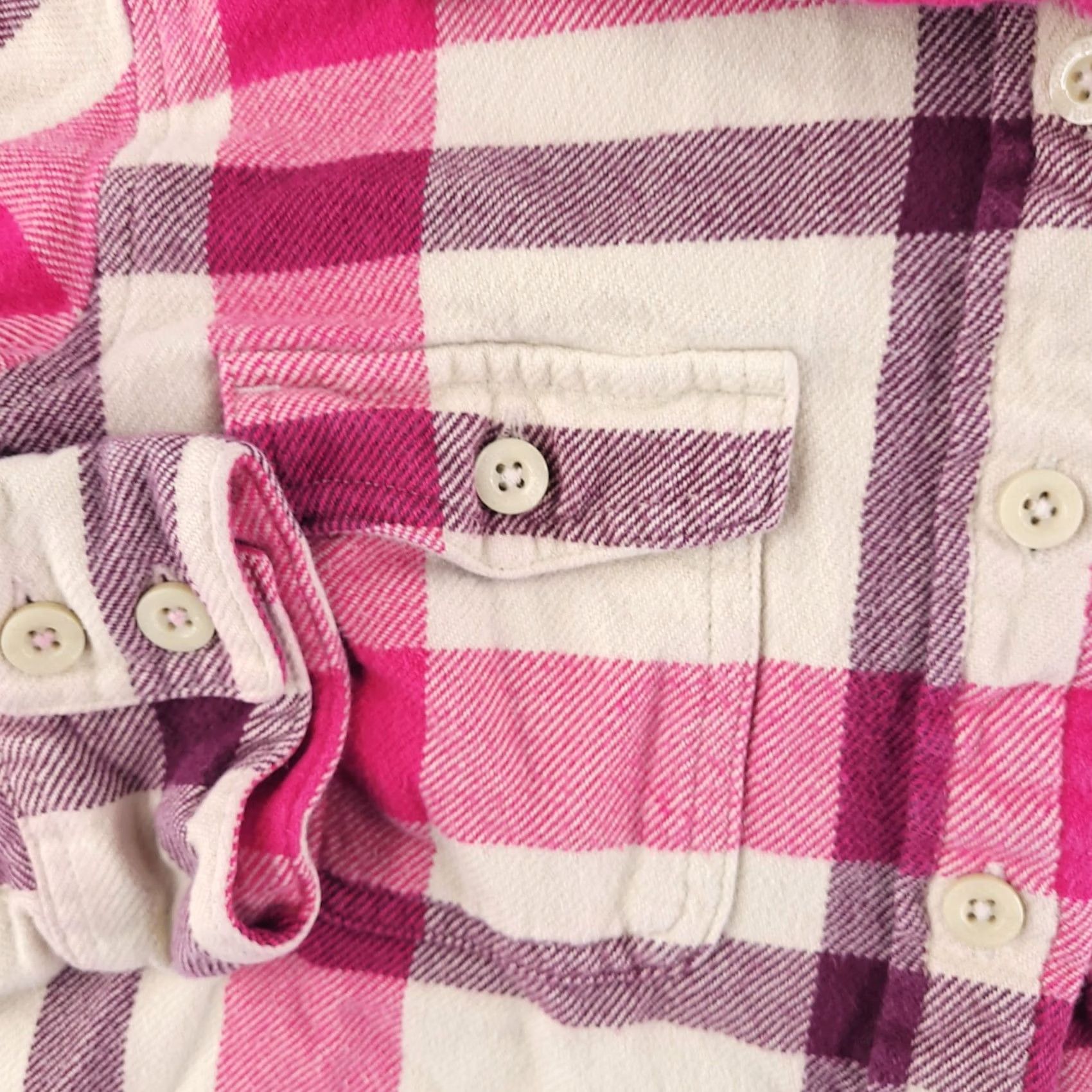 Patagonia Patagonia Shirt Womens Size 0 Flannel Button-Up Long Sleeve Pink Plaid Size XS / US 0-2 / IT 36-38 - 4 Thumbnail