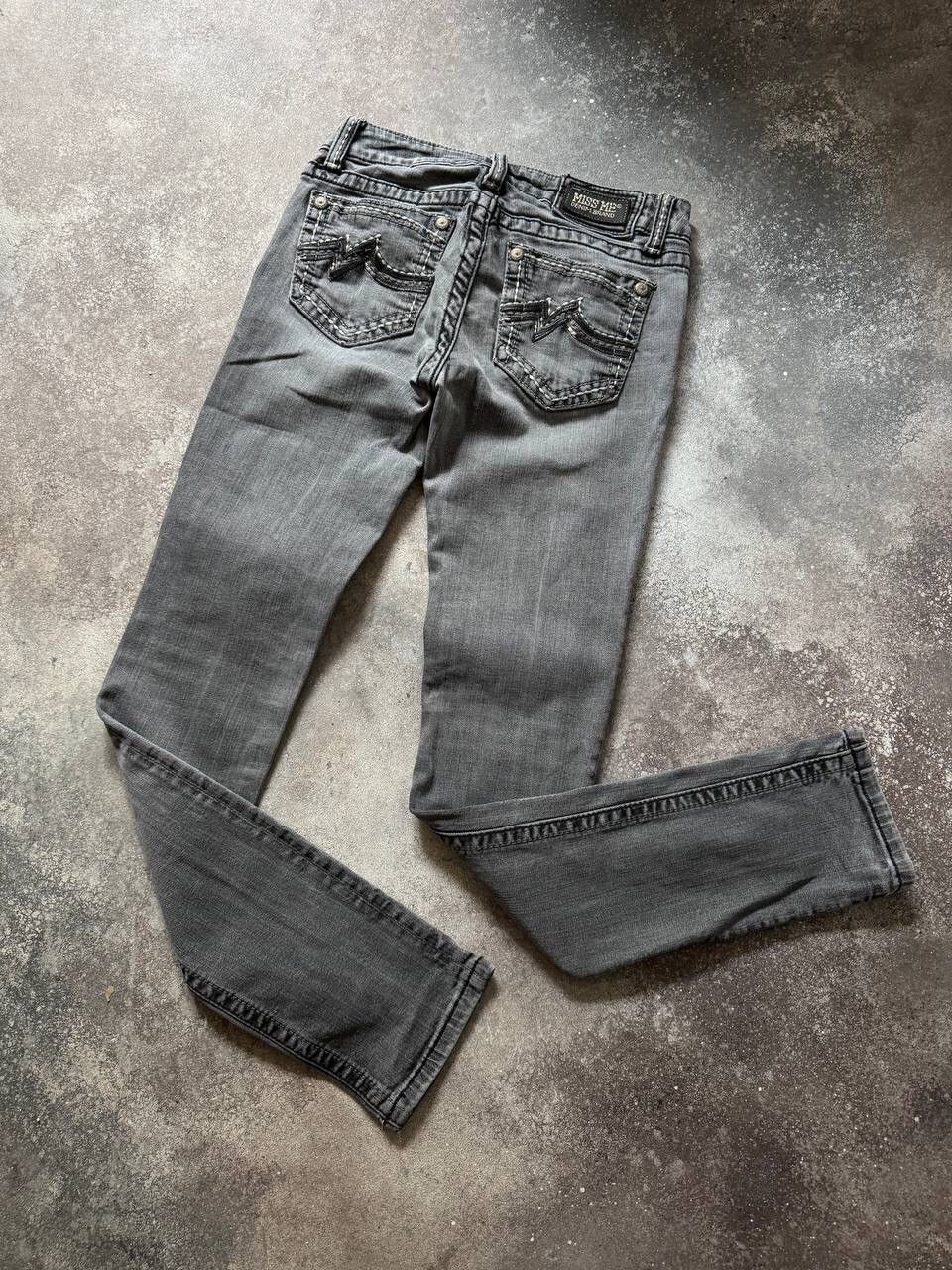 Japanese Brand × Miss Me × Vintage Miss Me Vintage Y2K Gothic Washed Skinny Jeans Size 28" / US 6 / IT 42 - 3 Thumbnail