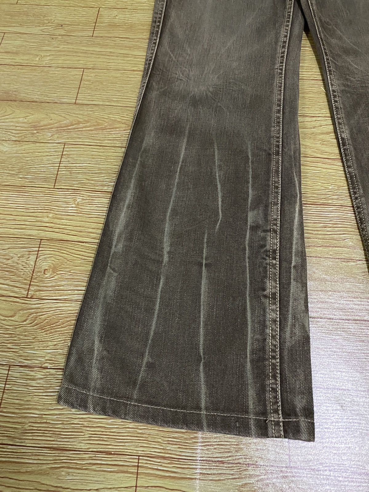 semanticdesign Very Rare Vintage Brand Semantic Design Flared Jeans 1990s Size US 32 / EU 48 - 9 Thumbnail