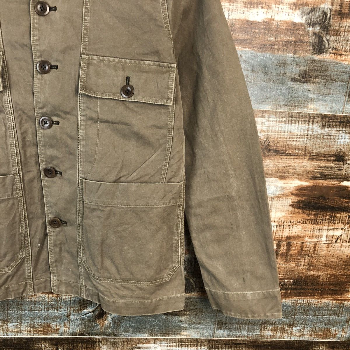 R.Newbold R.Newbold Brown denim jacket #A1613 Size US M / EU 48-50 / 2 - 8 Thumbnail