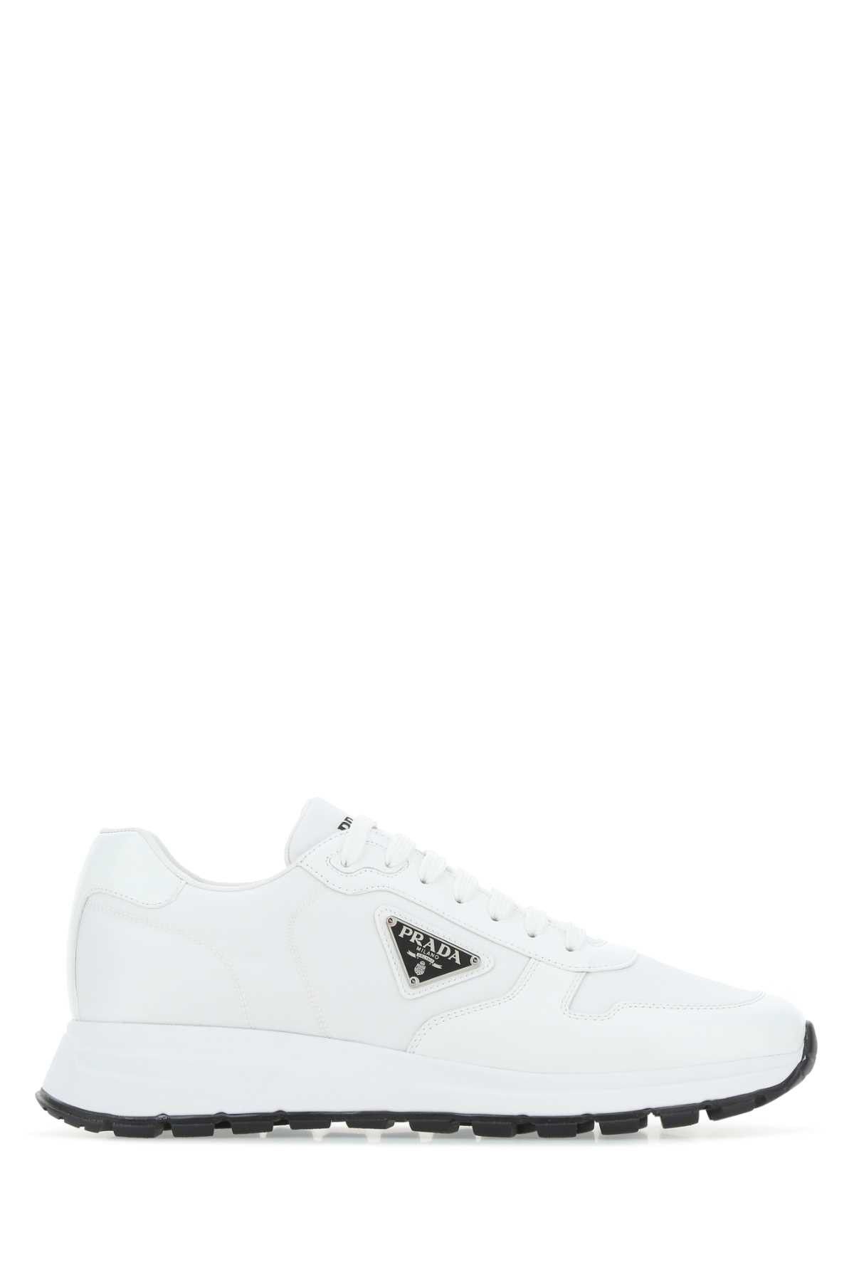 Prada White Re-Nylon Prax 01 Sneakers | Grailed