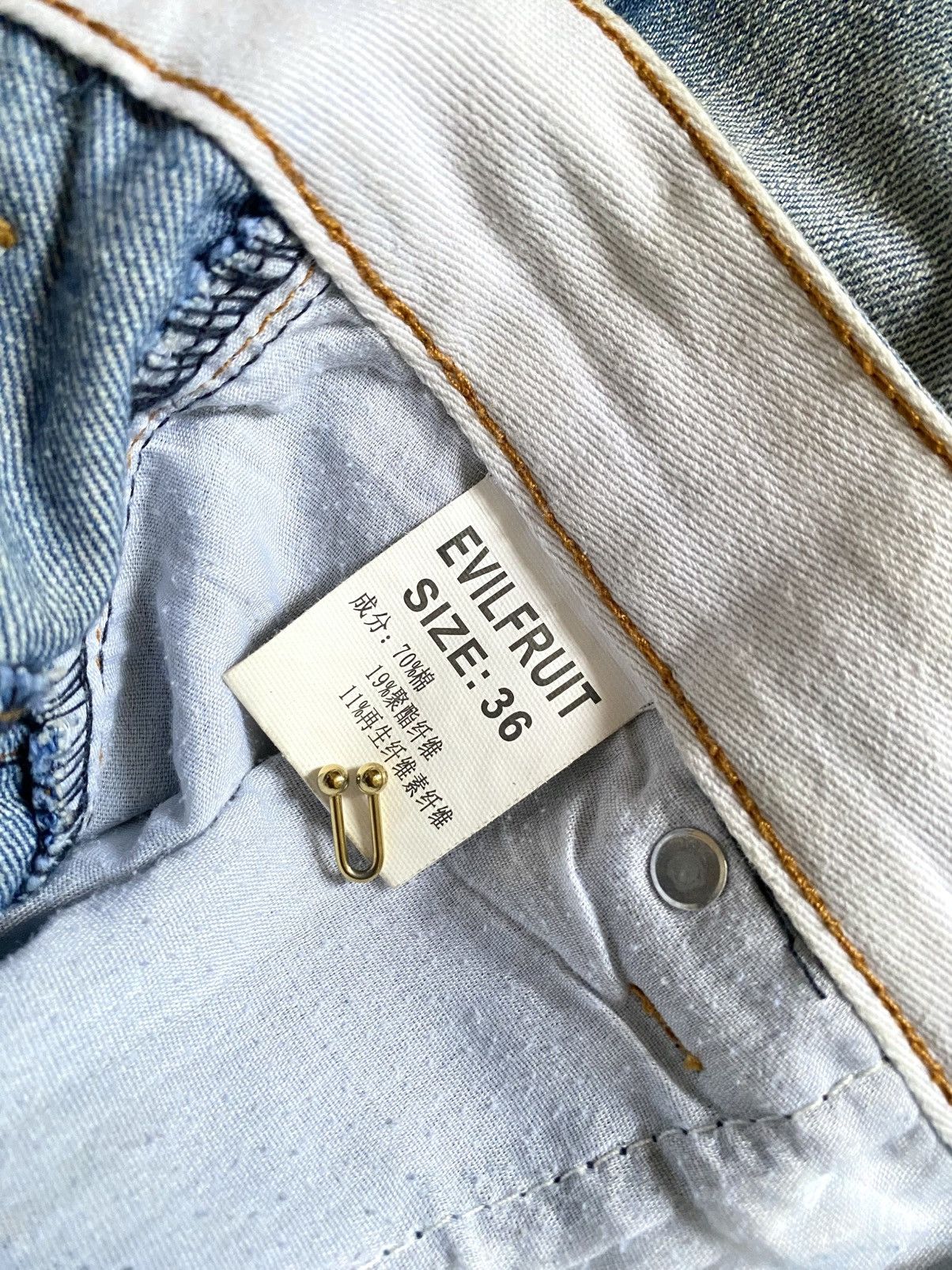Other Cargo Denim Washed Blue Jorts Play Bigg Size US 36 / EU 52 - 13 Thumbnail