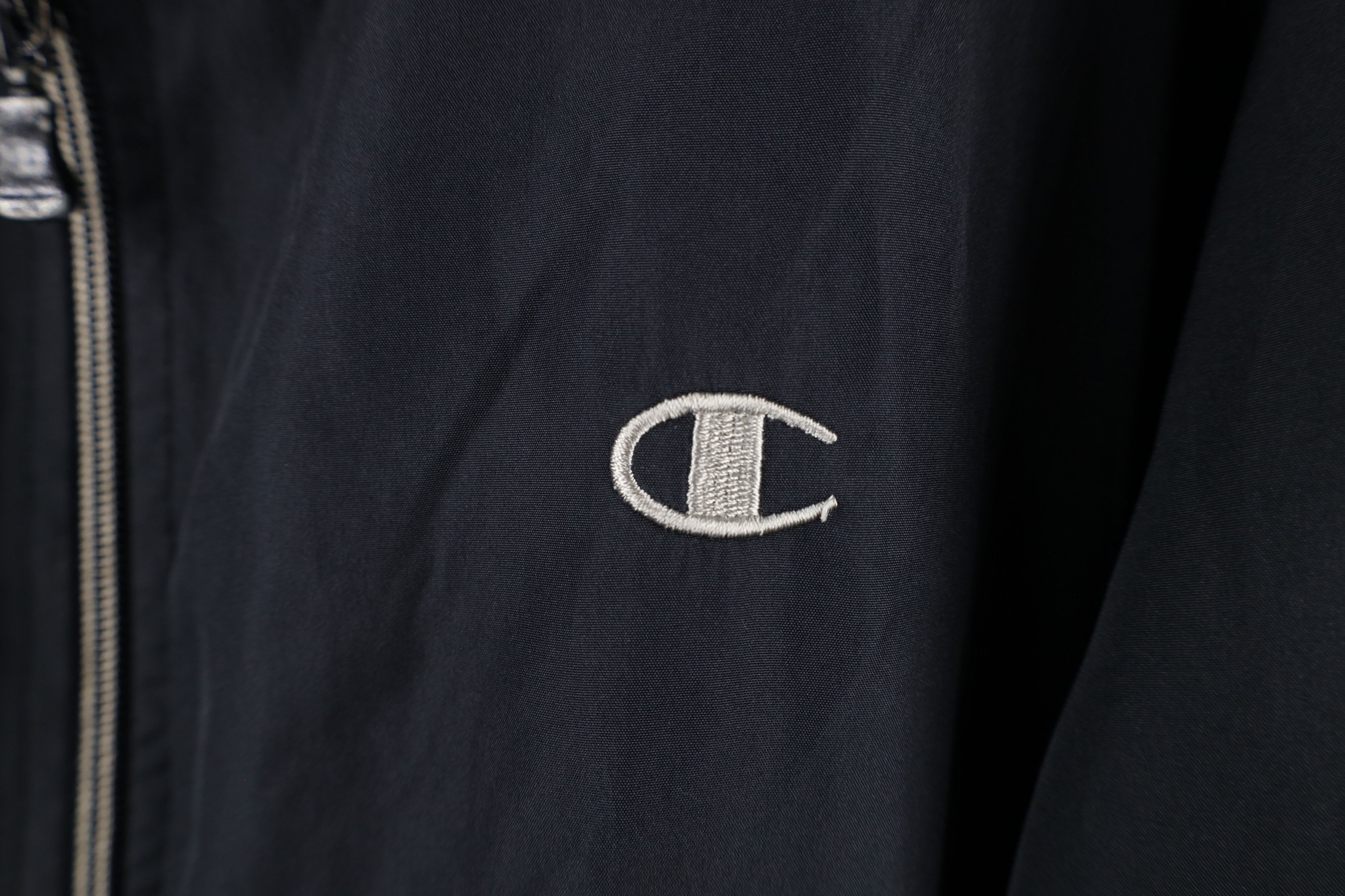 Champion × Vintage Vintage 90s Champion Full Zip Cafe Racer Windbreaker Jacket Size US M / EU 48-50 / 2 - 5 Thumbnail