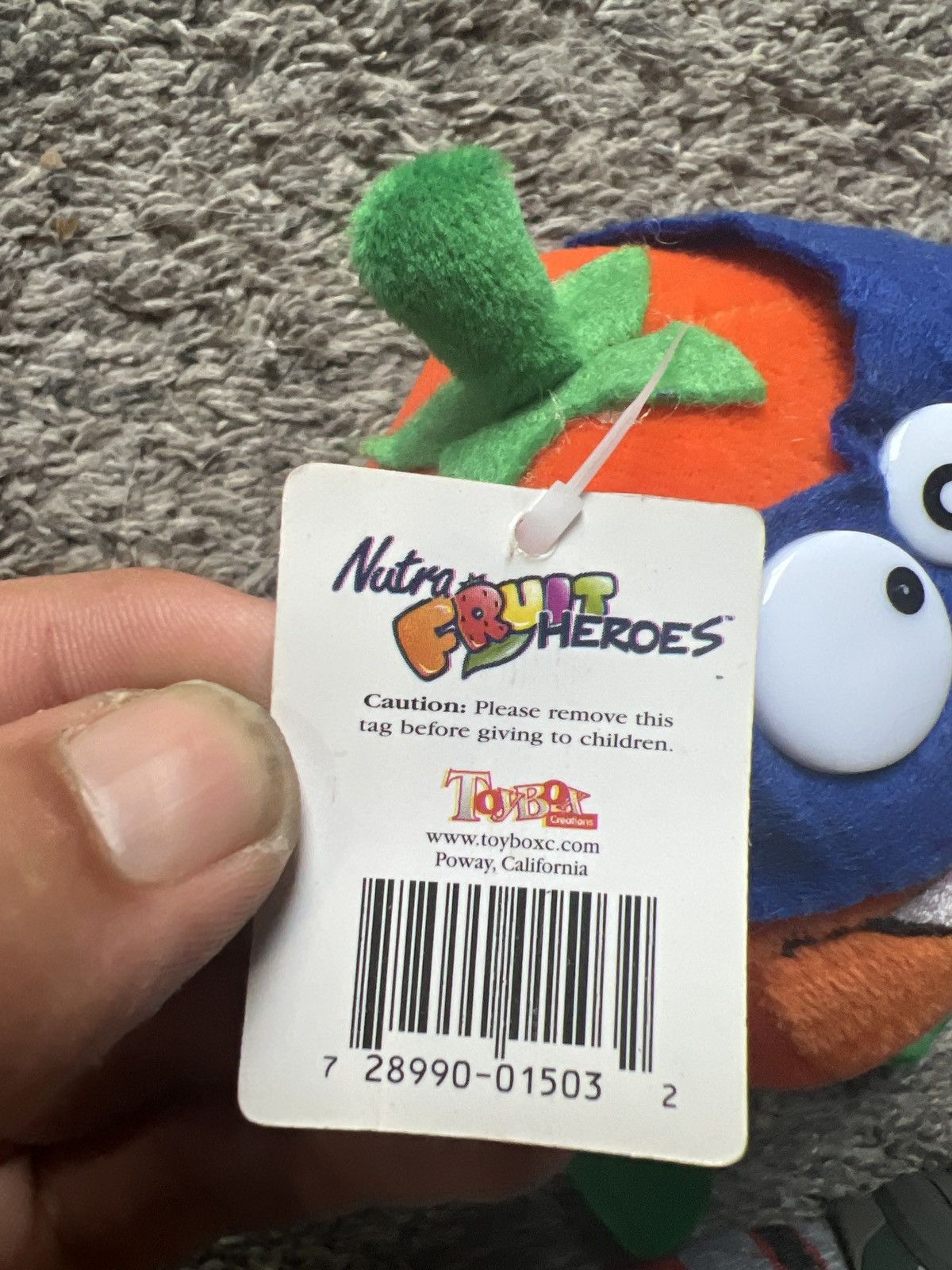 Hypebeast Toy Box Creations Outrageous Orange Plush Size ONE SIZE - 4 Thumbnail
