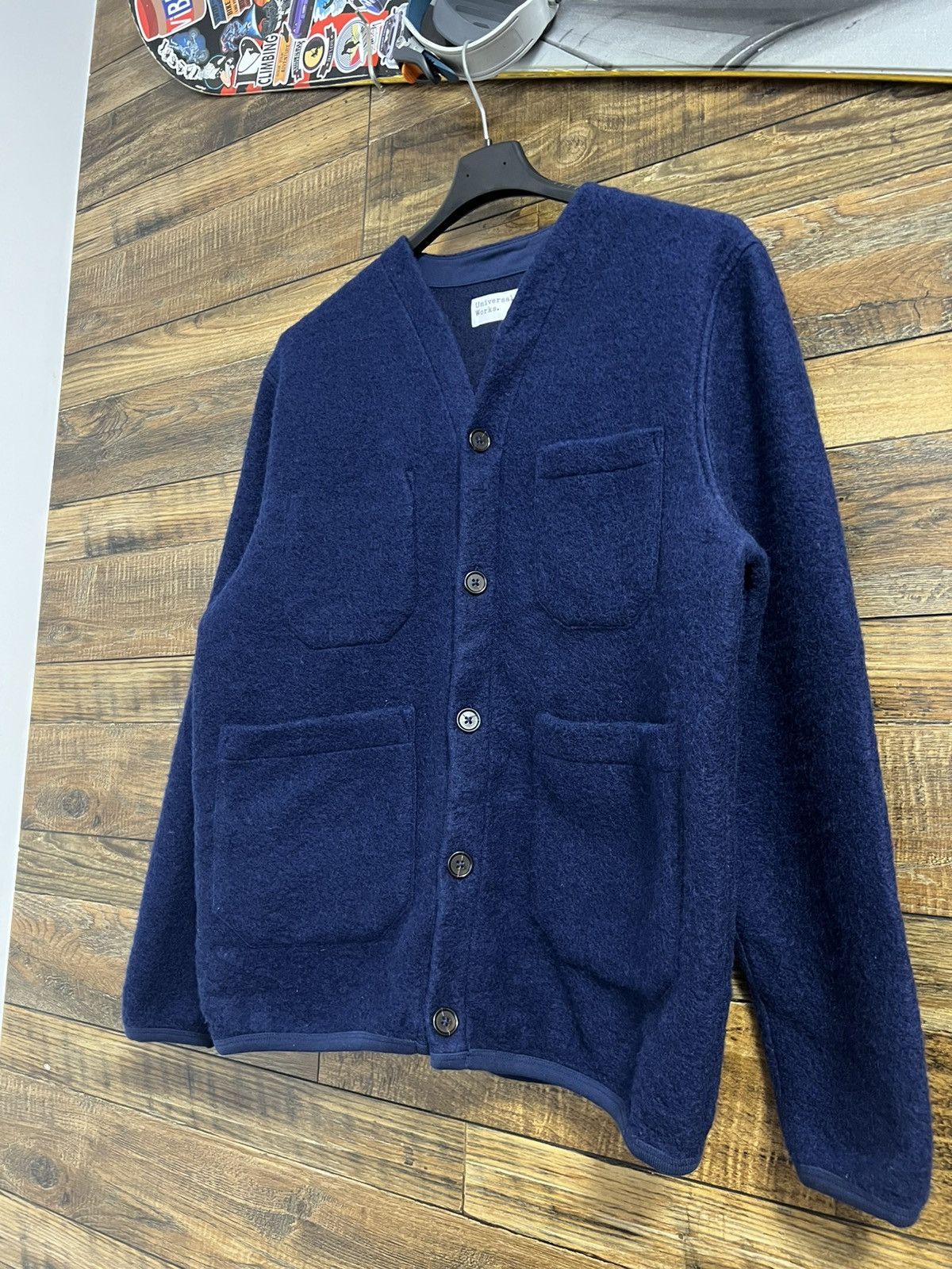 Universal Works UNIVERSAL WORKS Wool Fleece Sweater Blanket Cardigan Jacket Size US M / EU 48-50 / 2 - 3 Thumbnail