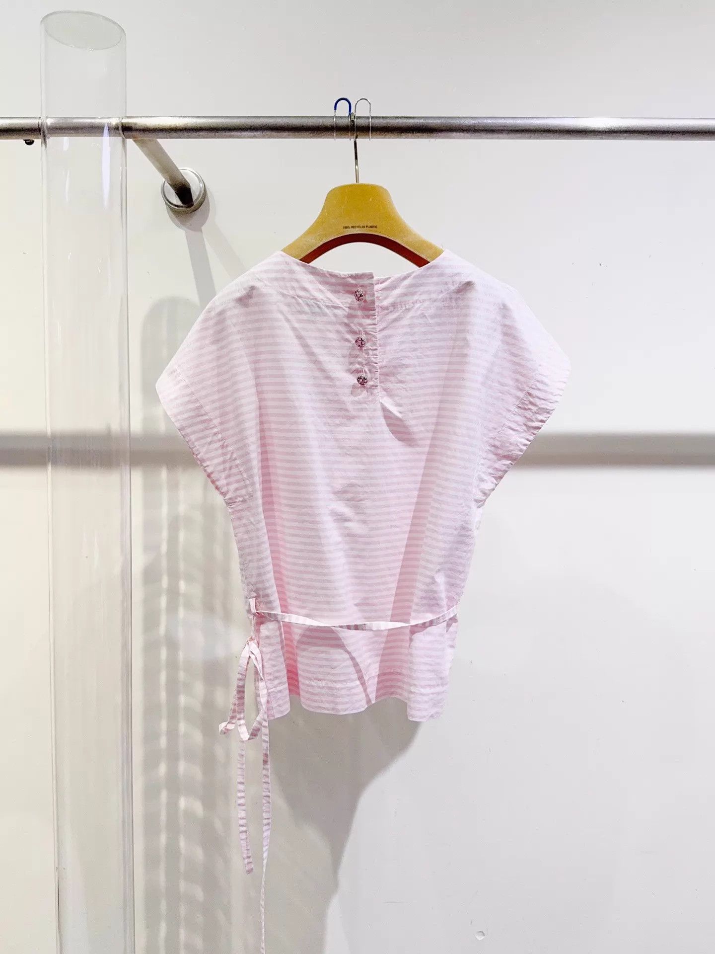 Chanel Chanel Women's 24C Pink Full Logo Top 36 Size XS / US 0-2 / IT 36-38 - 3 Thumbnail