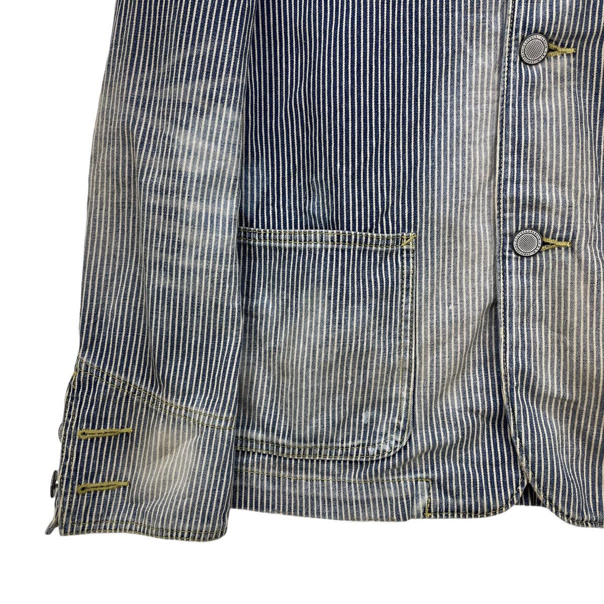 Japanese Brand 🔥Vintage Faded Varosh Hikory Stripe Jacket Size US S / EU 44-46 / 1 - 5 Thumbnail