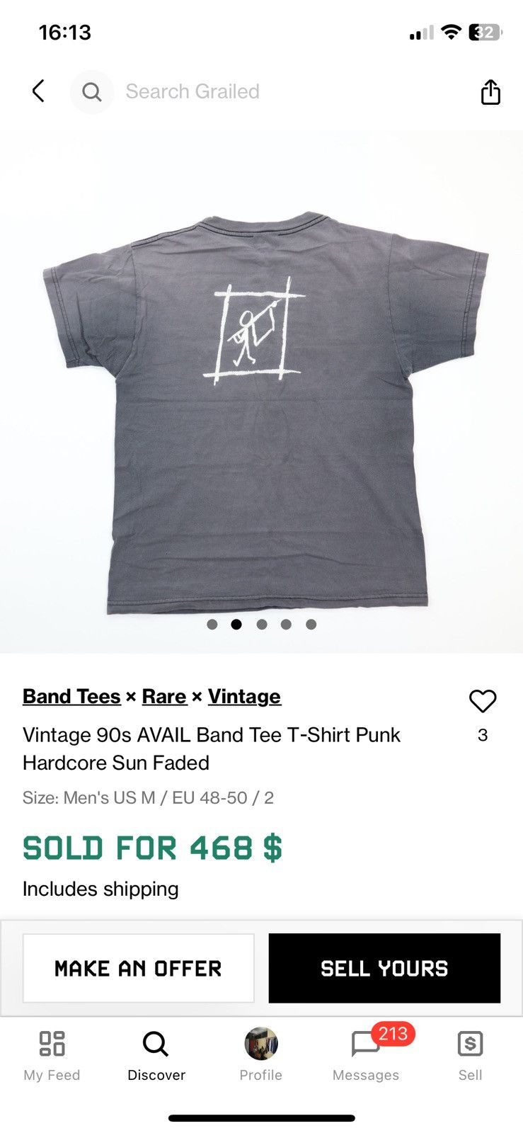 Band Tees Vintage 90s AVAIL Band Tee T-Shirt Punk Hardcore Size US XL / EU 56 / 4 - 7 Thumbnail