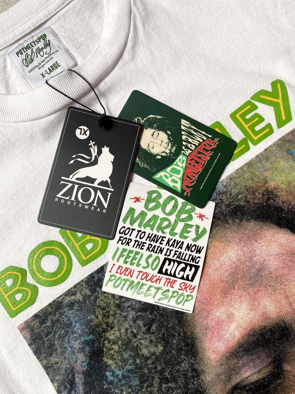 Bob Marley PMP x BOB MARLEY OFFICIAL 2025 TSHIRT Size US XL / EU 56 / 4 - 7 Thumbnail