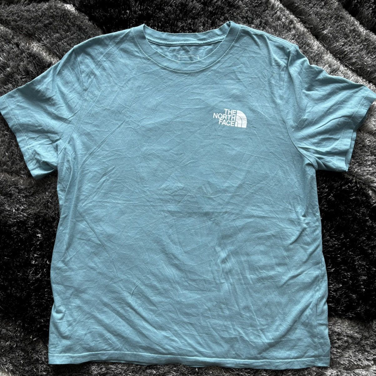 The North Face Sky Blue The North Face T-Shirt Size US XL / EU 56 / 4 - 1 Thumbnail
