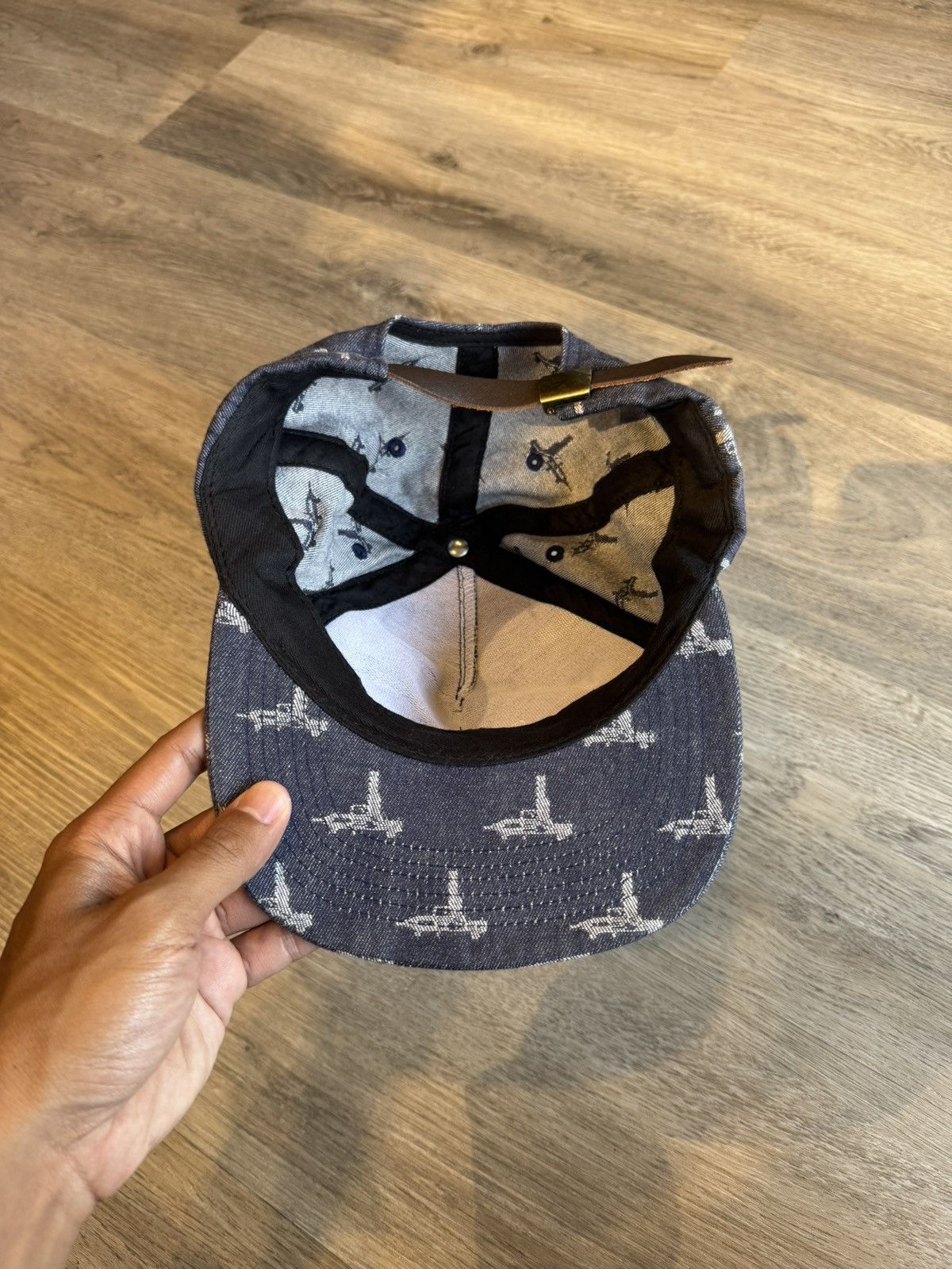 Supreme SUPREME DENIM JACQUARD UZI 5 FANEL CAP Size ONE SIZE - 5 Thumbnail