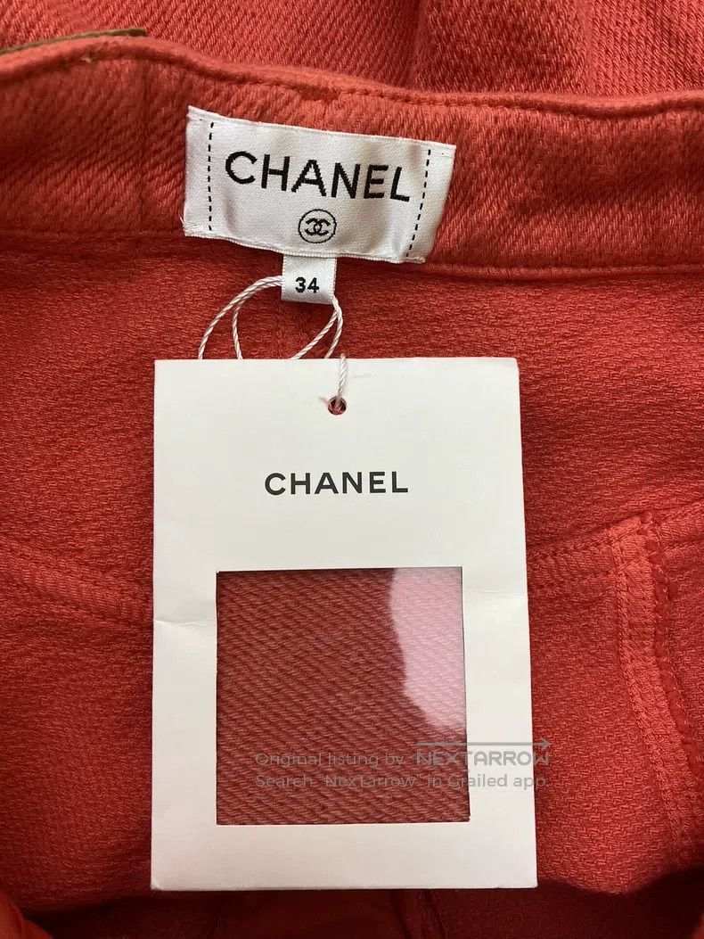 Chanel Chanel Red old denim shorts Size 42" / US 20 - 5 Thumbnail