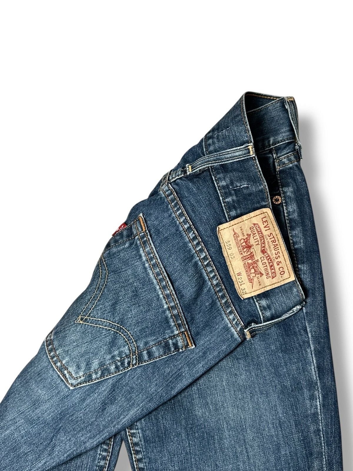 Levi's Vintage Levi's Bootcut Jeans Flared Avantgarde Y2K Japan Size 25" / US 0 / IT 36 - 8 Thumbnail