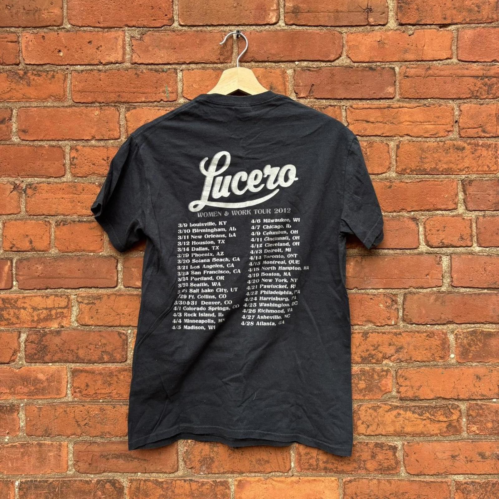 Gildan Vintage Lucero women and work tour t shirt 2012 S Size US S / EU 44-46 / 1 - 4 Thumbnail