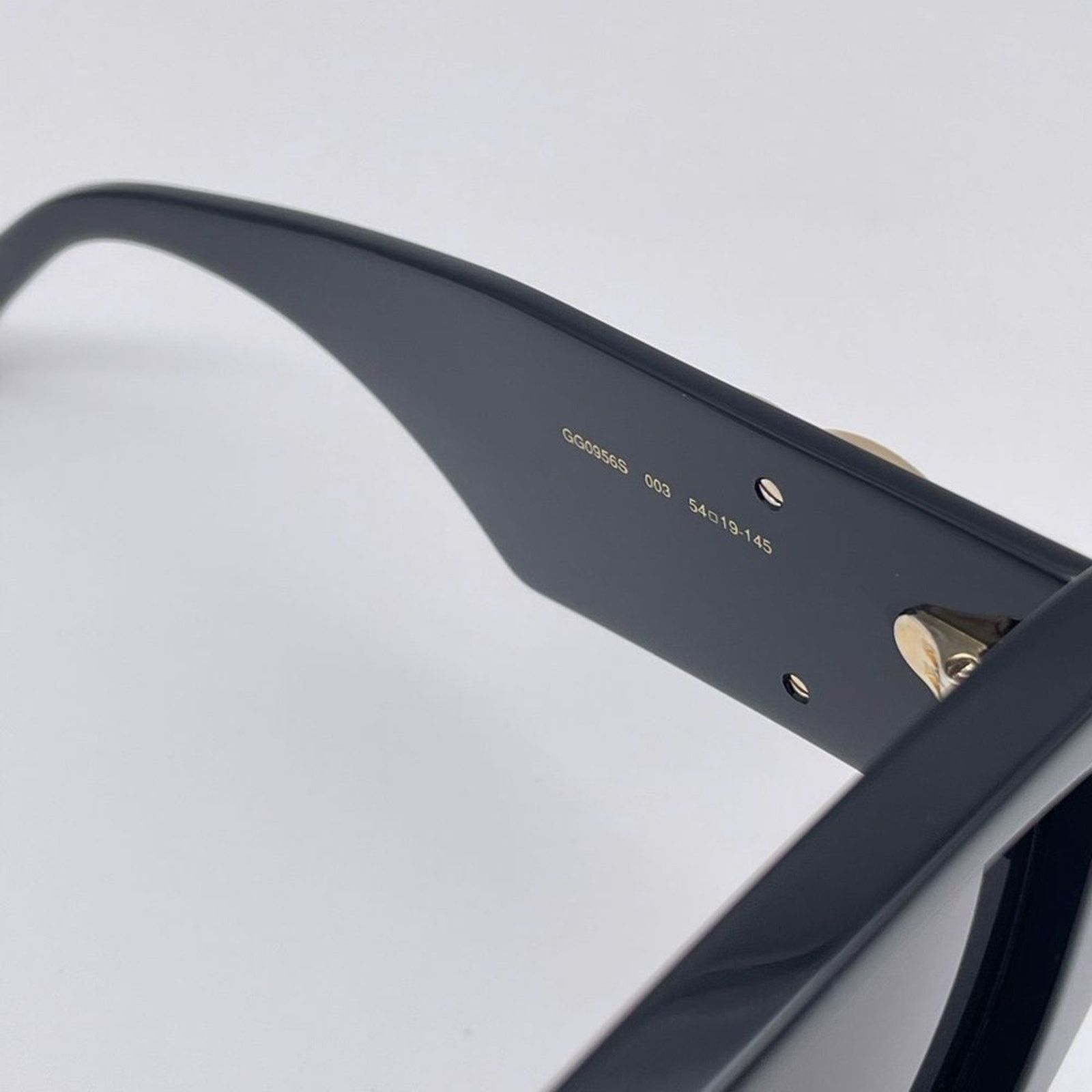 Gucci BRAND NEW GUCCI GG0956S 003 Women Black/Grey Sunglasses Size ONE SIZE - 7 Thumbnail