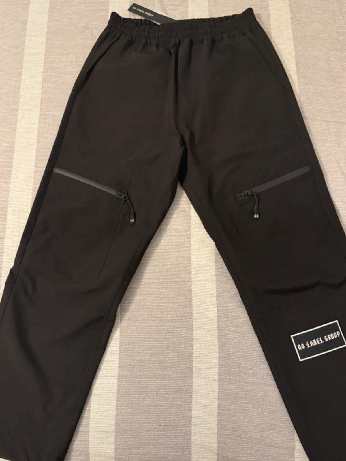 44 LABEL GROUP 44 Label Group Cargo Pants Poly Techno Black (46) Size US 44 / EU 60 - 1 Thumbnail