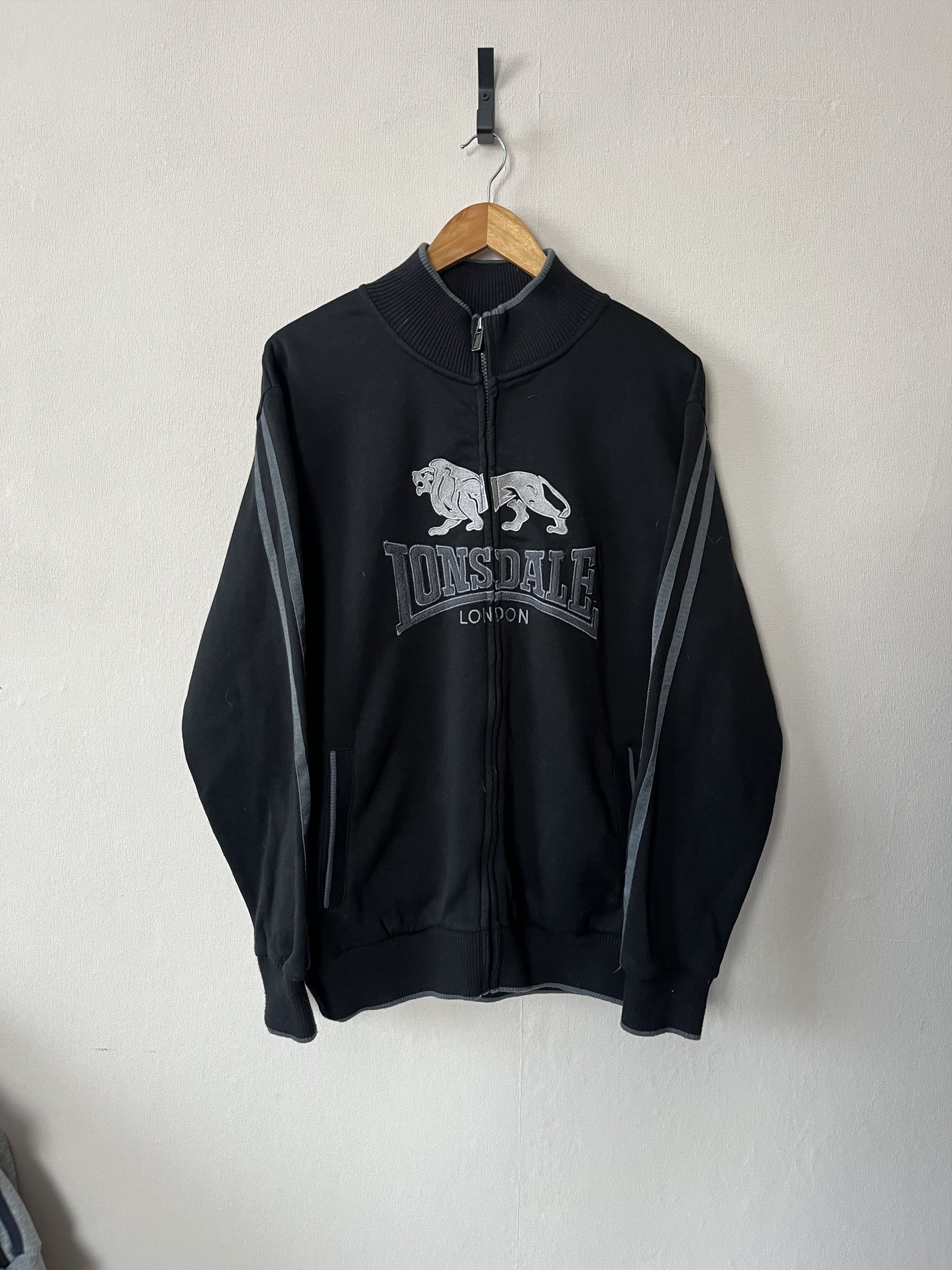 Lonsdale Vintage Lonsdale London Zip Sweatshirt Punk Mod Casuals Y2K Size US M / EU 48-50 / 2 - 1 Thumbnail