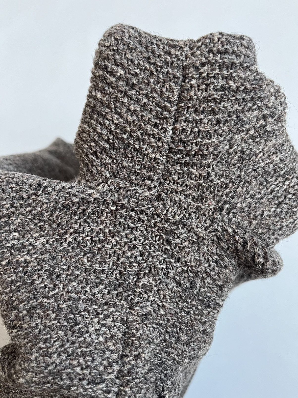 A.P.C. A.P.C. Rue Madame Paris Brown Cable Knit Wool Cardigan Size S / US 4 / IT 40 - 14 Thumbnail