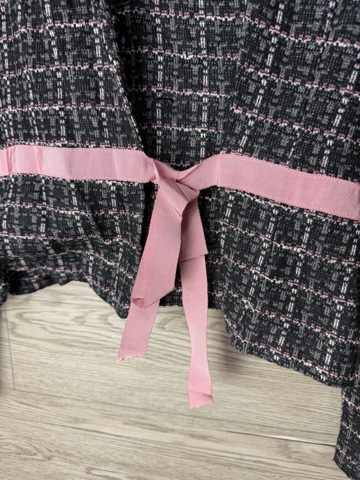 Other Y2K Suits Us Pink Black Textured Jacket 9/10 Size S / US 4 / IT 40 - 6 Thumbnail