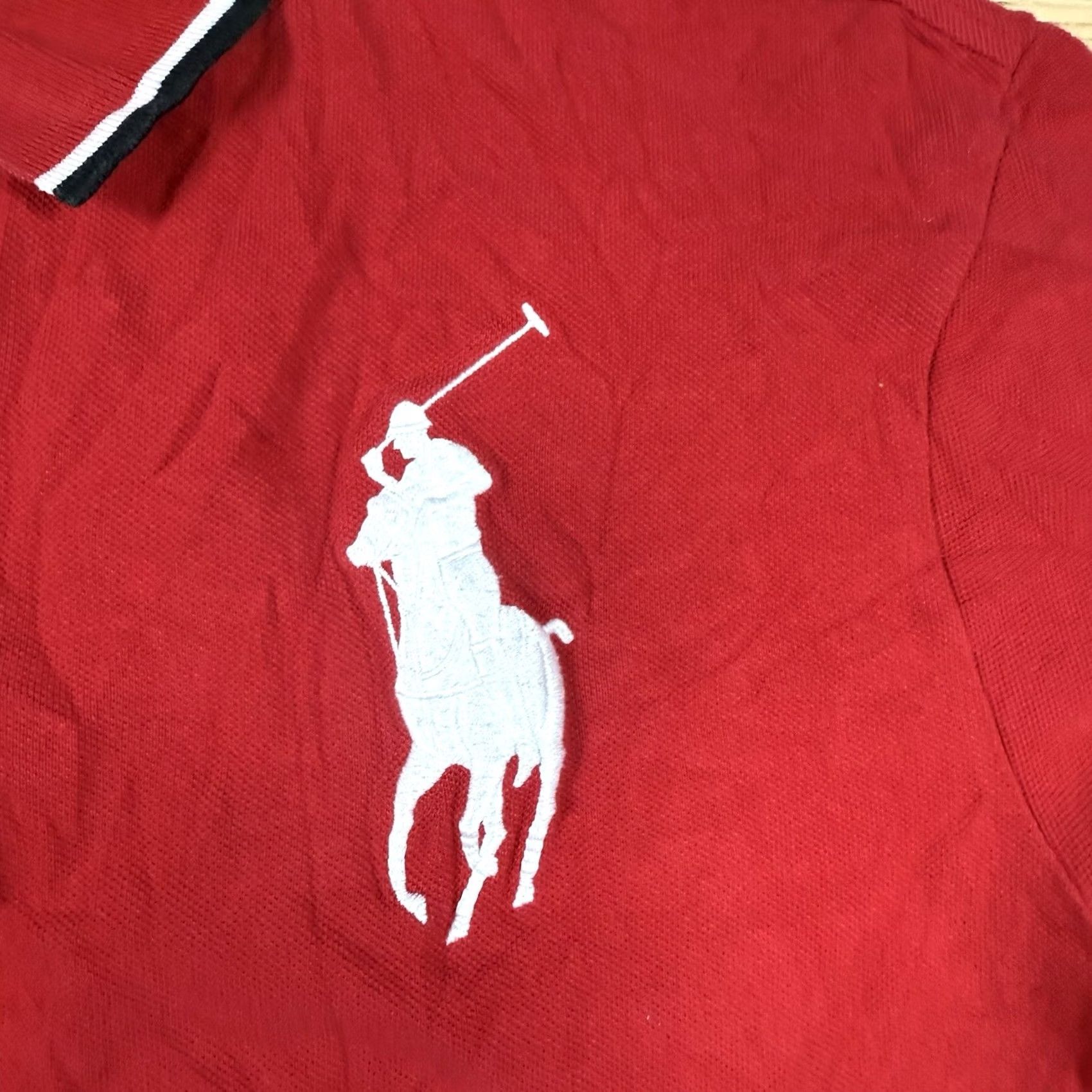 Ralph Lauren Polo Ralph Lauren Shirt Mens XXL Red White Big Pony Canada Crest Polo #10 Polo Shirt Size US XXL / EU 58 / 5 - 5 Thumbnail