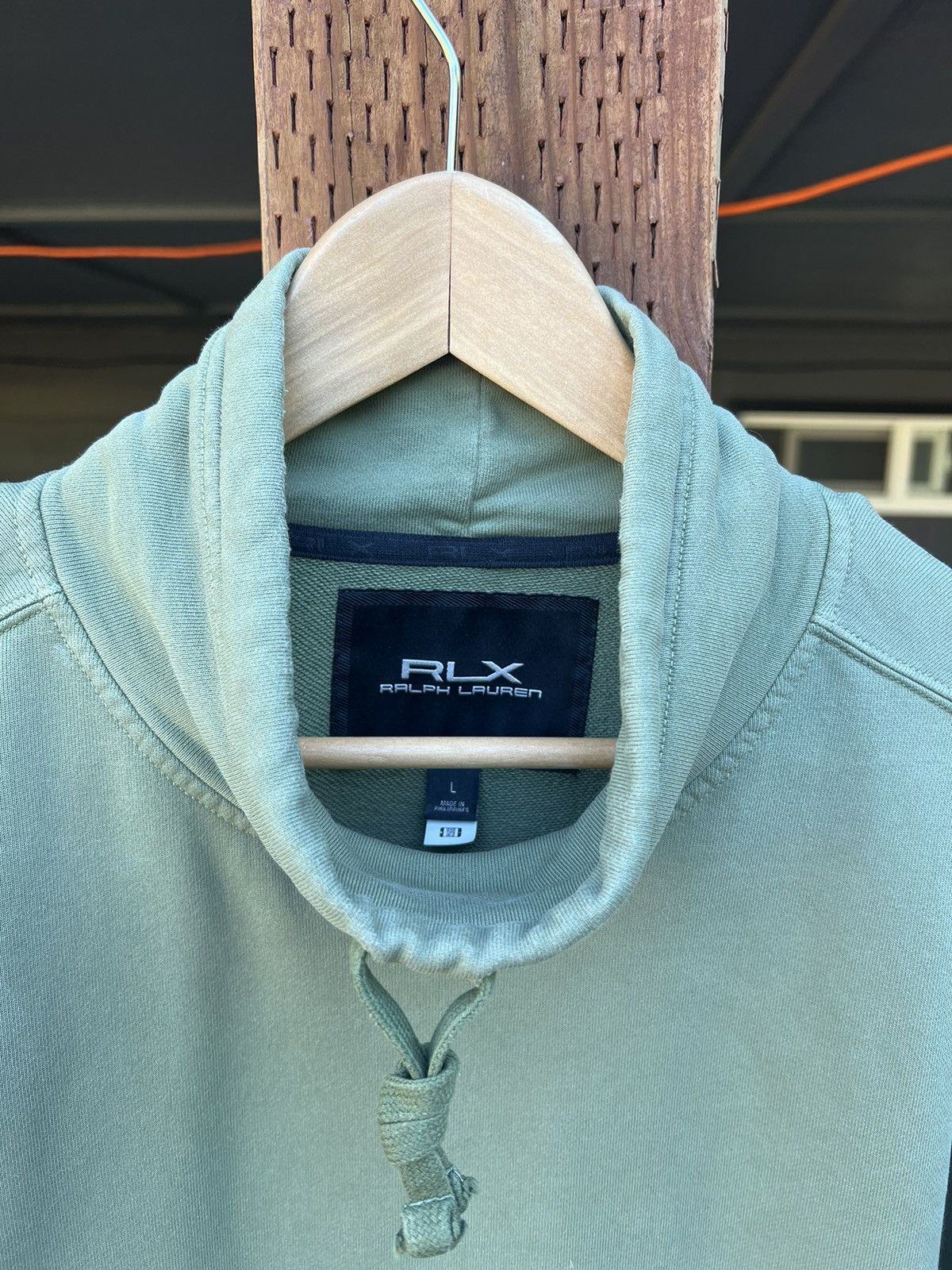 RLX Ralph Lauren RLX Ralph Drawstring Mock Neck Sweatshirt Size US L / EU 52-54 / 3 - 4 Thumbnail