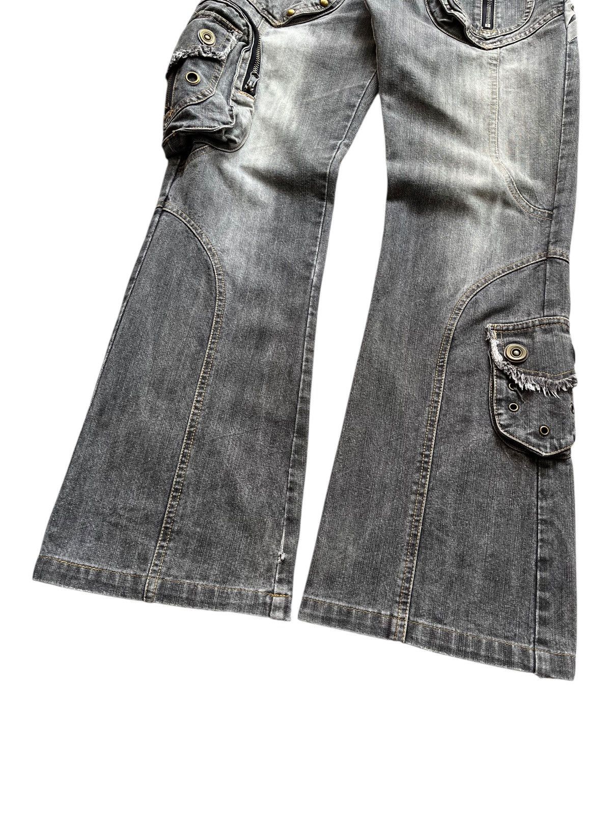 In The Attic × Japanese Brand × Le Grande Bleu (L.G.B.) In the attic lace up flare jeans Size US 32 / EU 48 - 7 Thumbnail