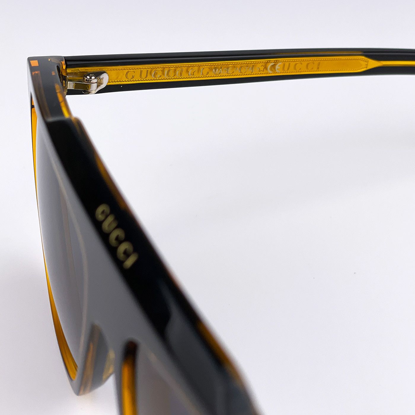 Gucci NEW GUCCI GG1039S 001 Aviator Plastic Unisex Sunglasses Size ONE SIZE - 6 Thumbnail