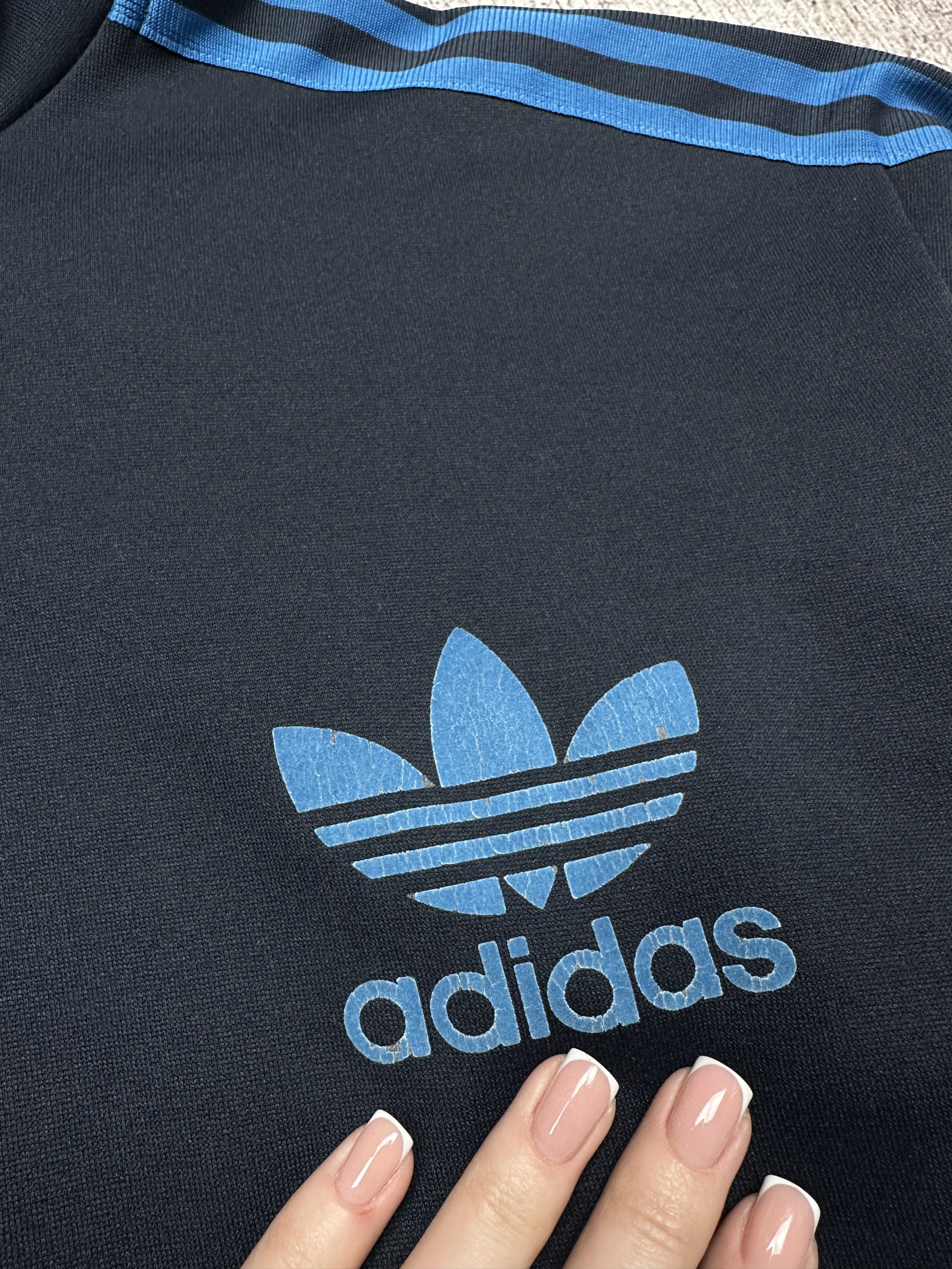 Adidas × Vintage Adidas Vintage Mens Track Top Jacket y2k Size US XL / EU 56 / 4 - 3 Thumbnail