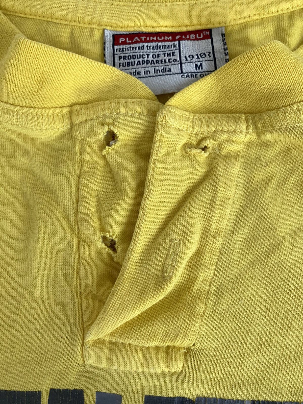 Fubu Fat Albert & Junkyard Gang - Yellow Shirt. Medium Size US M / EU 48-50 / 2 - 5 Thumbnail