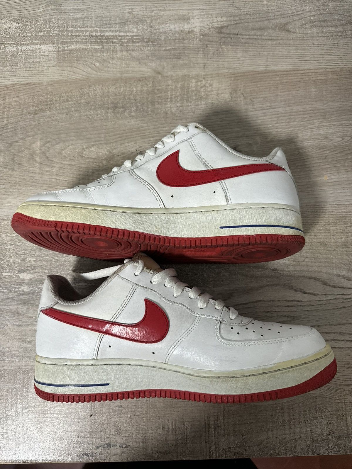 Nike Nike Air Force 1 Low 2012 University Red Size US 9 / EU 42 - 7 Thumbnail
