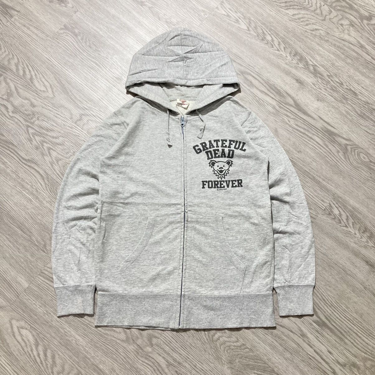 Grateful Dead 2010s Grateful Dead American Classic Rock Ziphoodie Grey Size US S / EU 44-46 / 1 - 1 Thumbnail