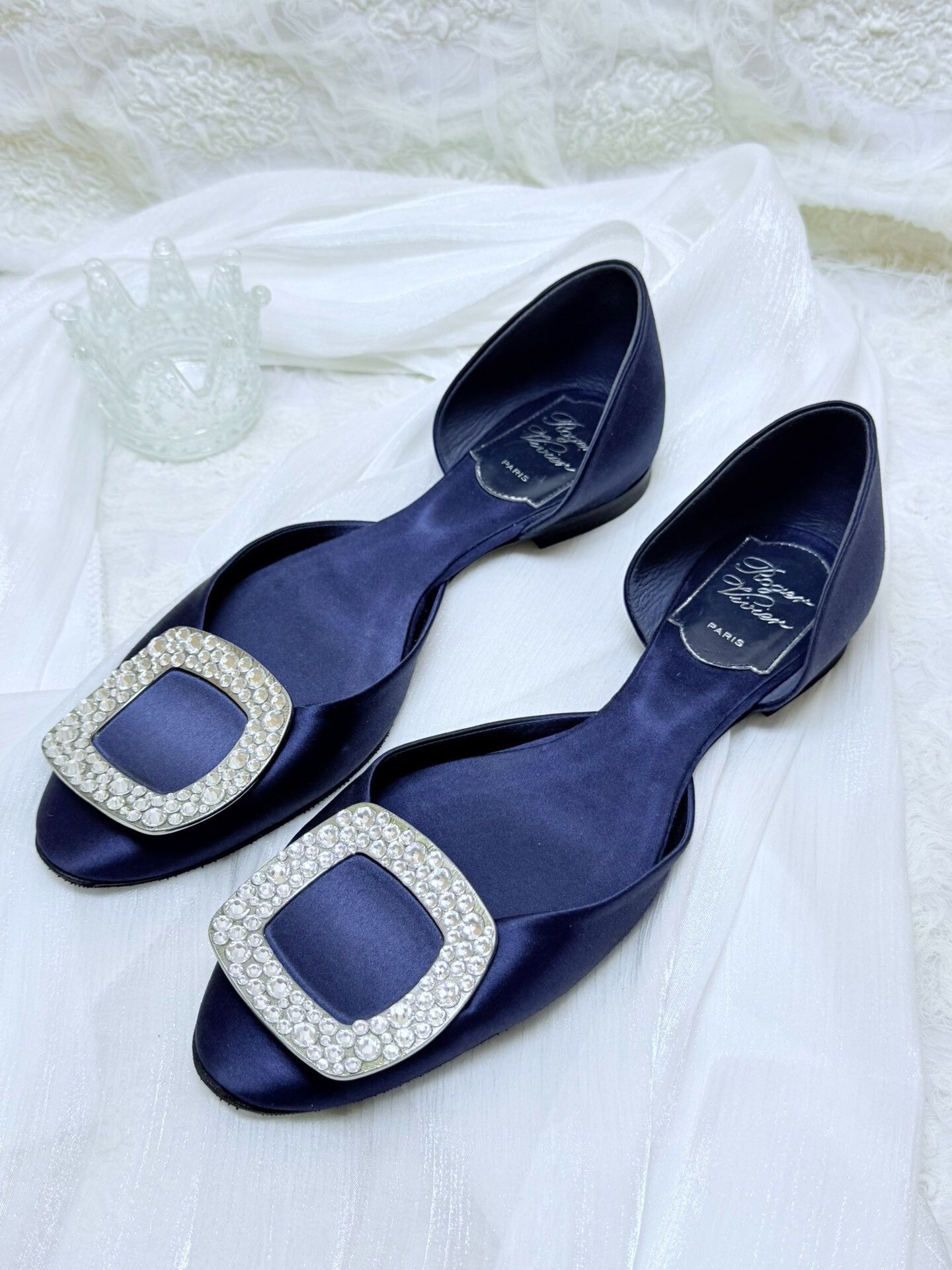 Roger Vivier Roger Vivier Retro Blue Lowtop Sneakers us_5 Women Size US 5 / IT 35 - 1 Thumbnail