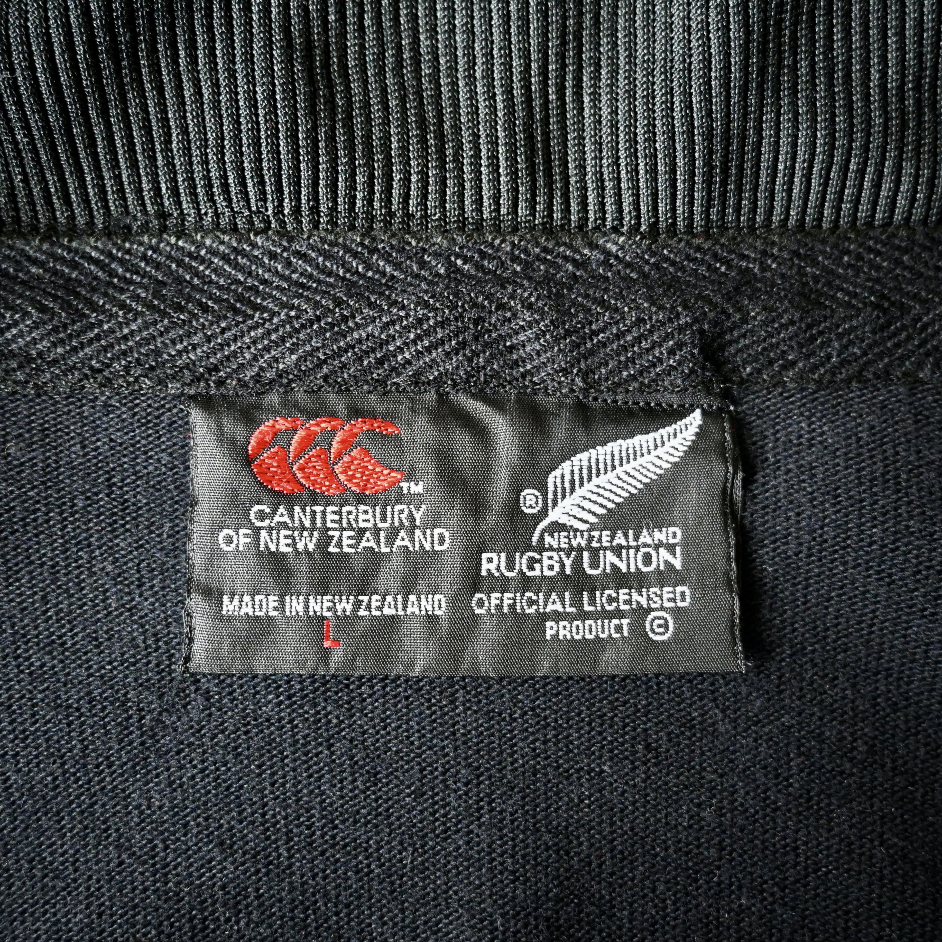 Canterbury of New Zealand VTG 1990s Canterbury of NZ rugby shirt, Steinlager Size US L / EU 52-54 / 3 - 11 Thumbnail