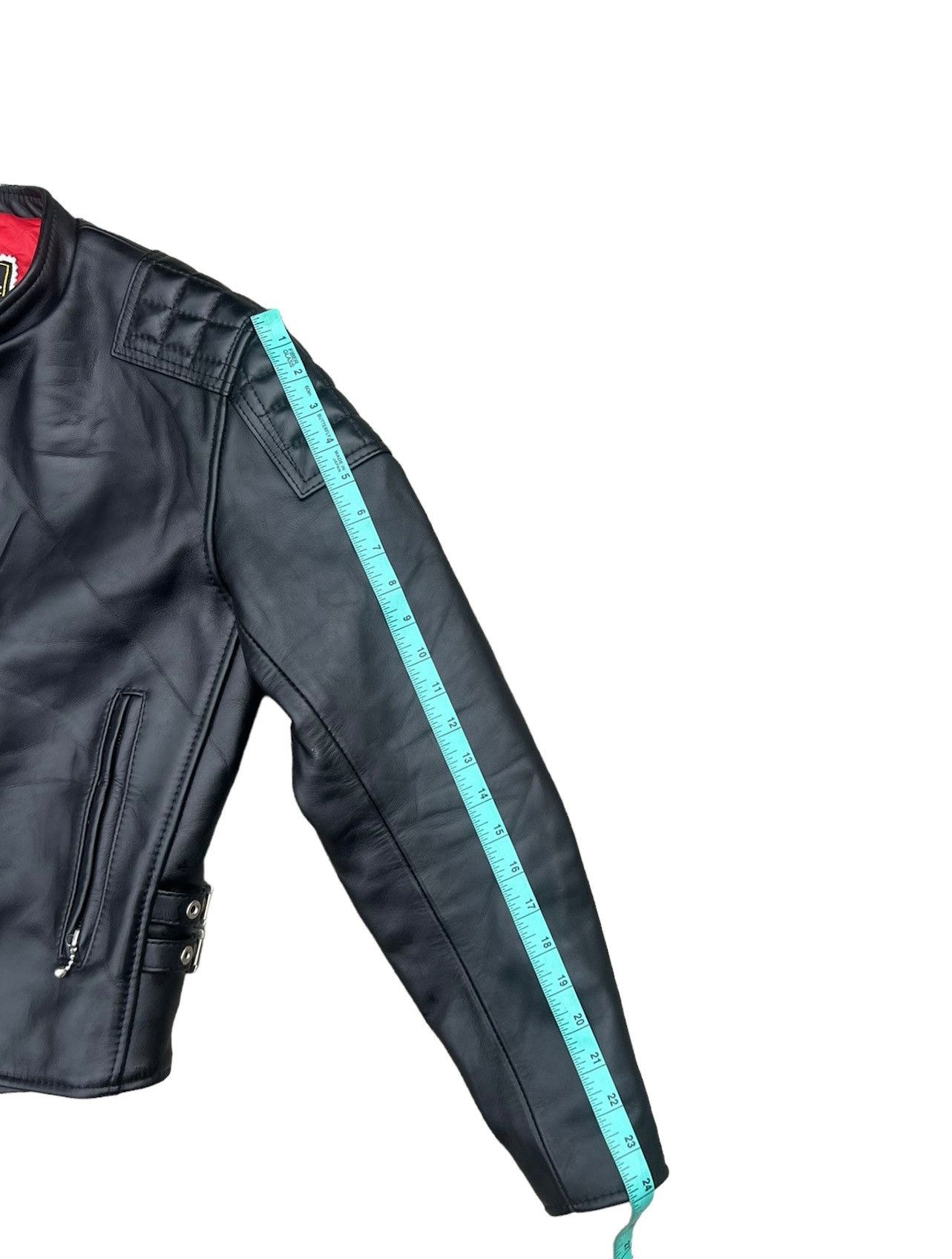 Japanese Brand KADOYA Made in Japan Asymmetrical Black Leather Biker Jacket Size US S / EU 44-46 / 1 - 4 Thumbnail