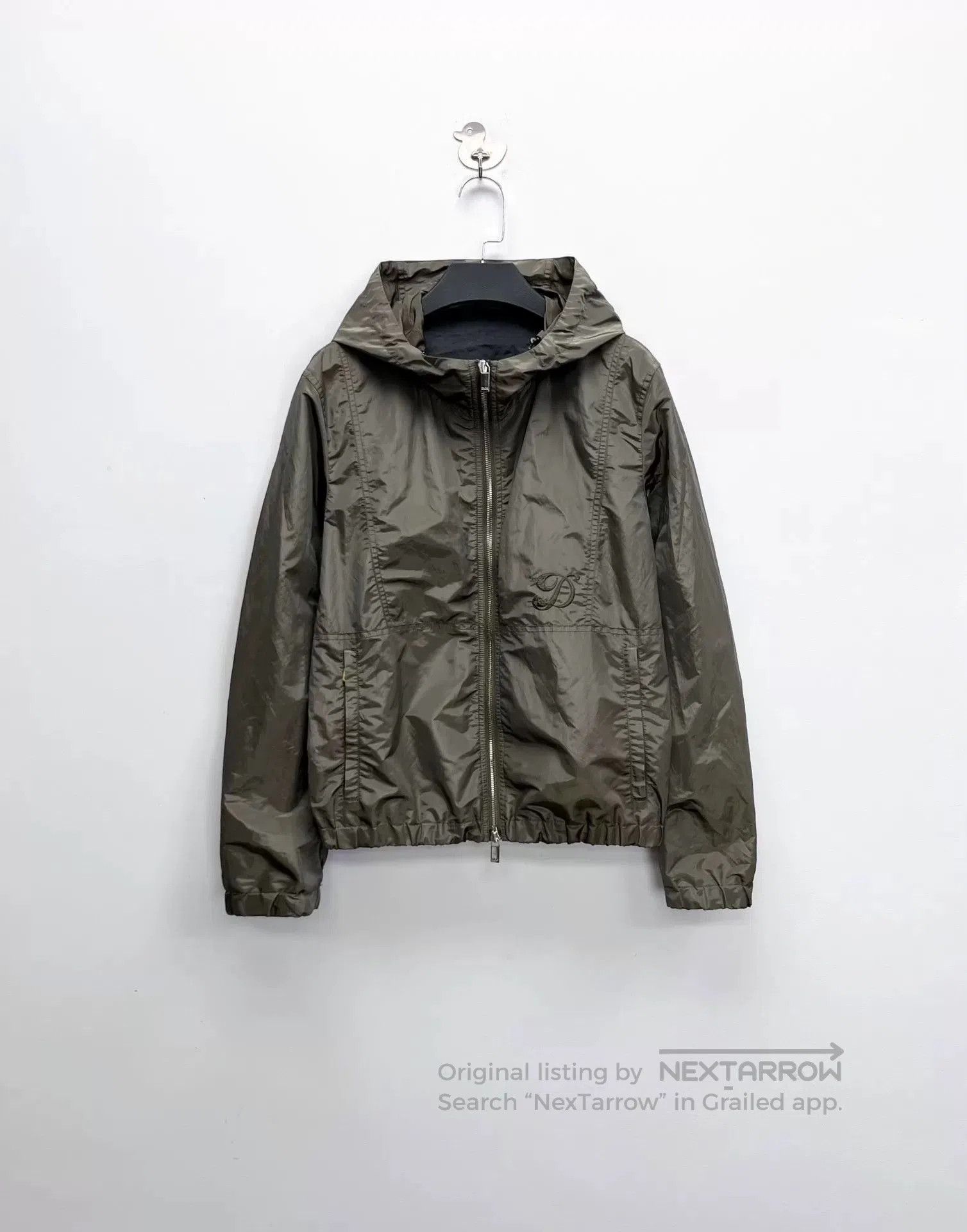 Dior Dior Embroidered CD Logo Hooded Nylon Jacket. Size US S / EU 44-46 / 1 - 1 Thumbnail