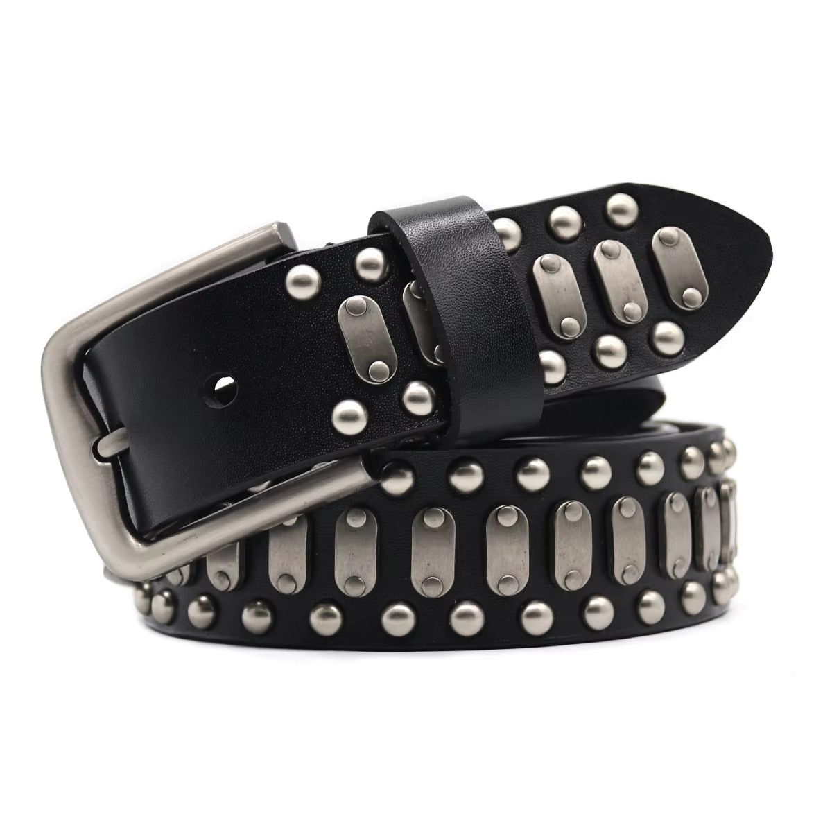 Jewelry Heavy Metal Rivet Dark Belt Size ONE SIZE - 2 Thumbnail