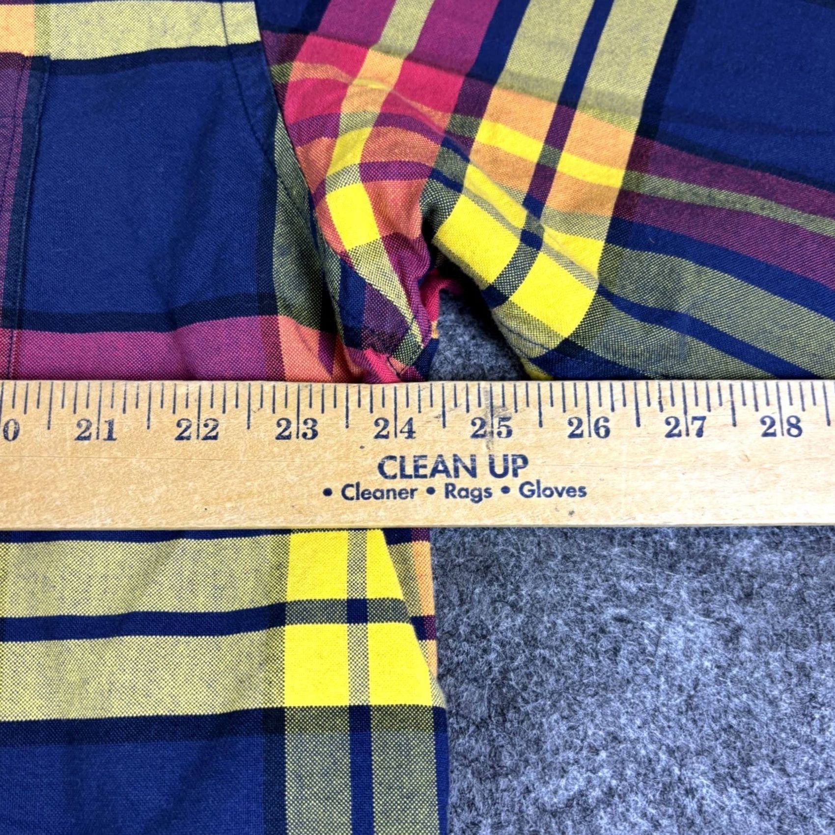 Wrangler Wrangler Shirt Plaid Button-Up Long Sleeve XL Blue 90s Casual Men’s Cotton Flannel Size US XL / EU 56 / 4 - 4 Thumbnail