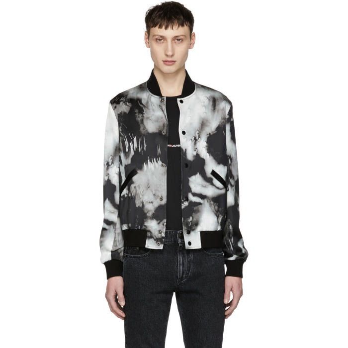 Saint Laurent Paris SS 2017 Saint Laurent Paris Tie Dye Varsity Jacket Size US M / EU 48-50 / 2 - 9 Thumbnail