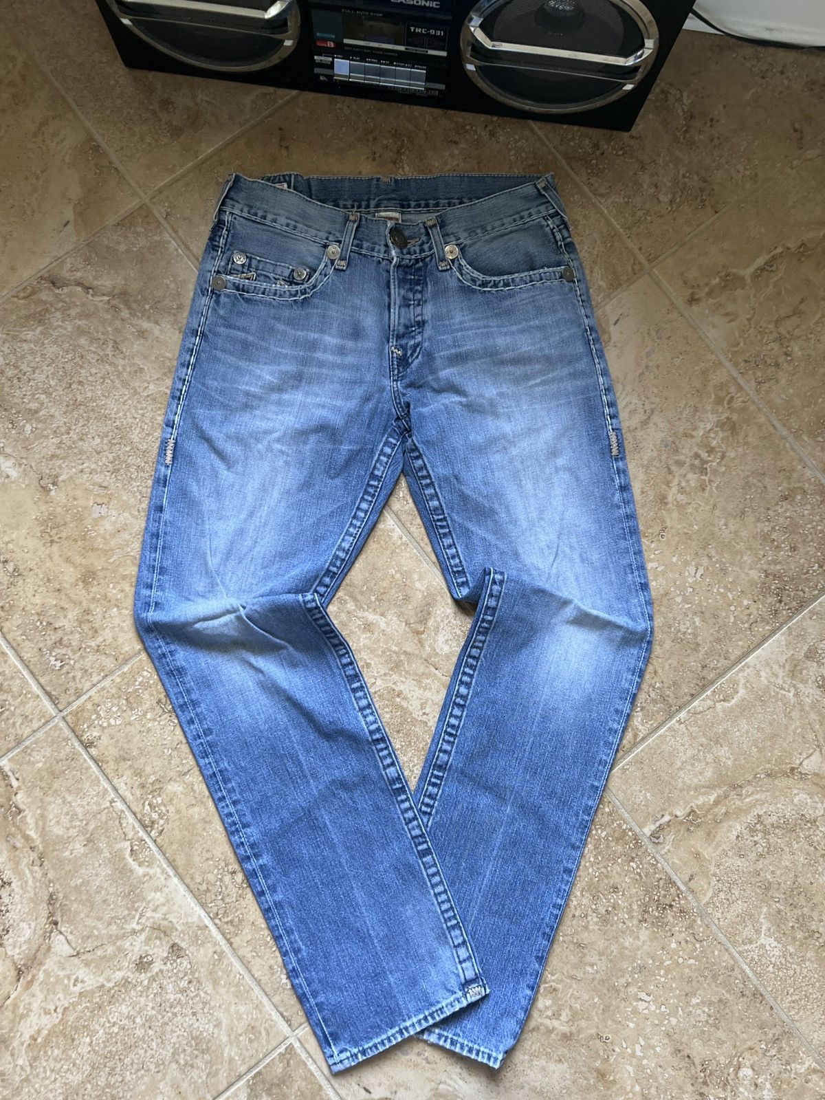 True Religion × Vintage Vintage True Religion Jeans Size US 32 / EU 48 - 1 Thumbnail