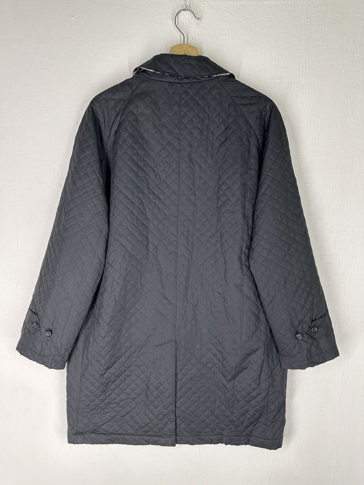 Burberry Burberry London Nova Check Trench Coat Jacket Black Size US M / EU 48-50 / 2 - 9 Thumbnail