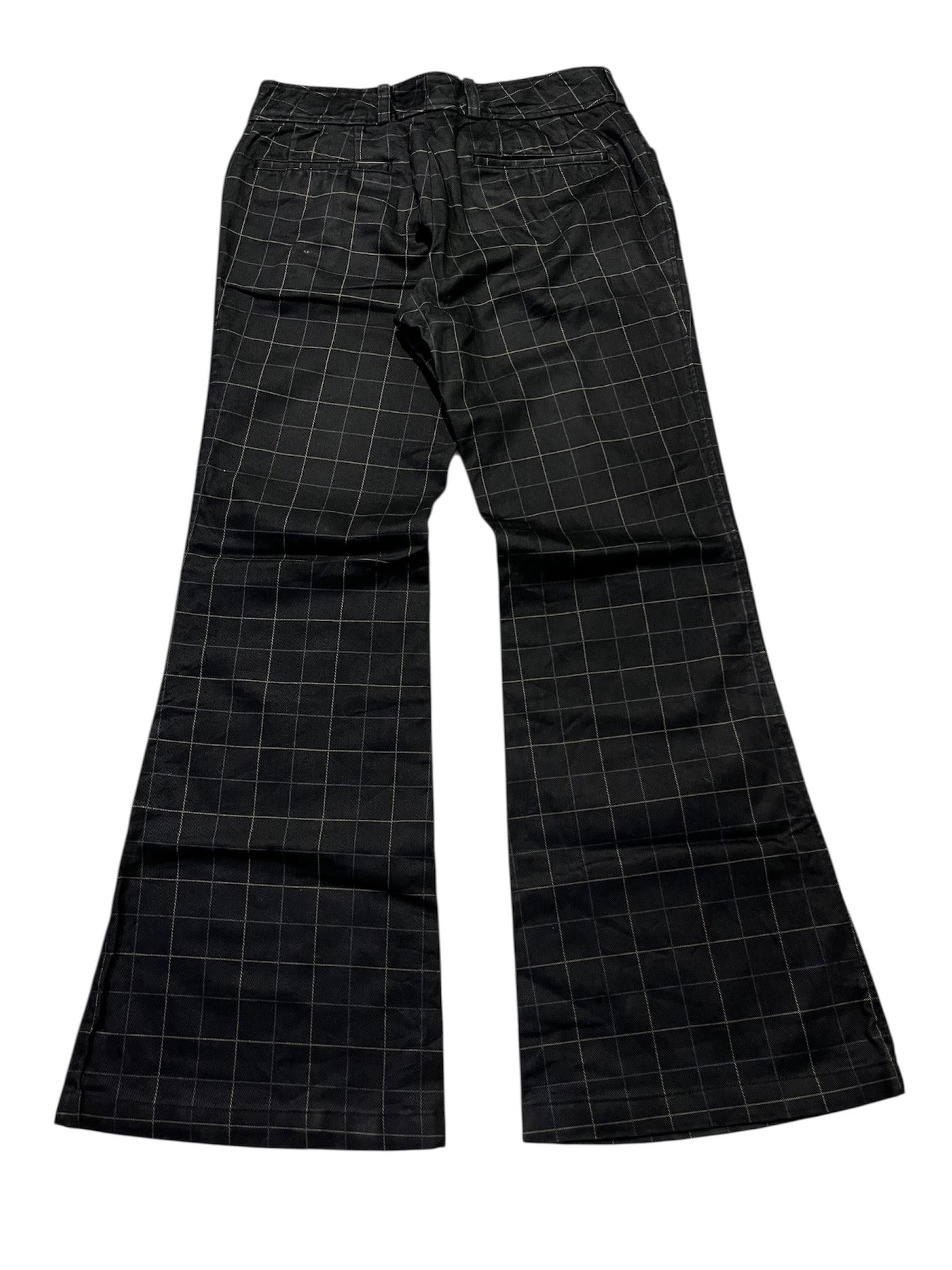 Tornado Mart Tornado Mart Tartan Flared Pants Size US 28 / EU 44 - 2 Thumbnail