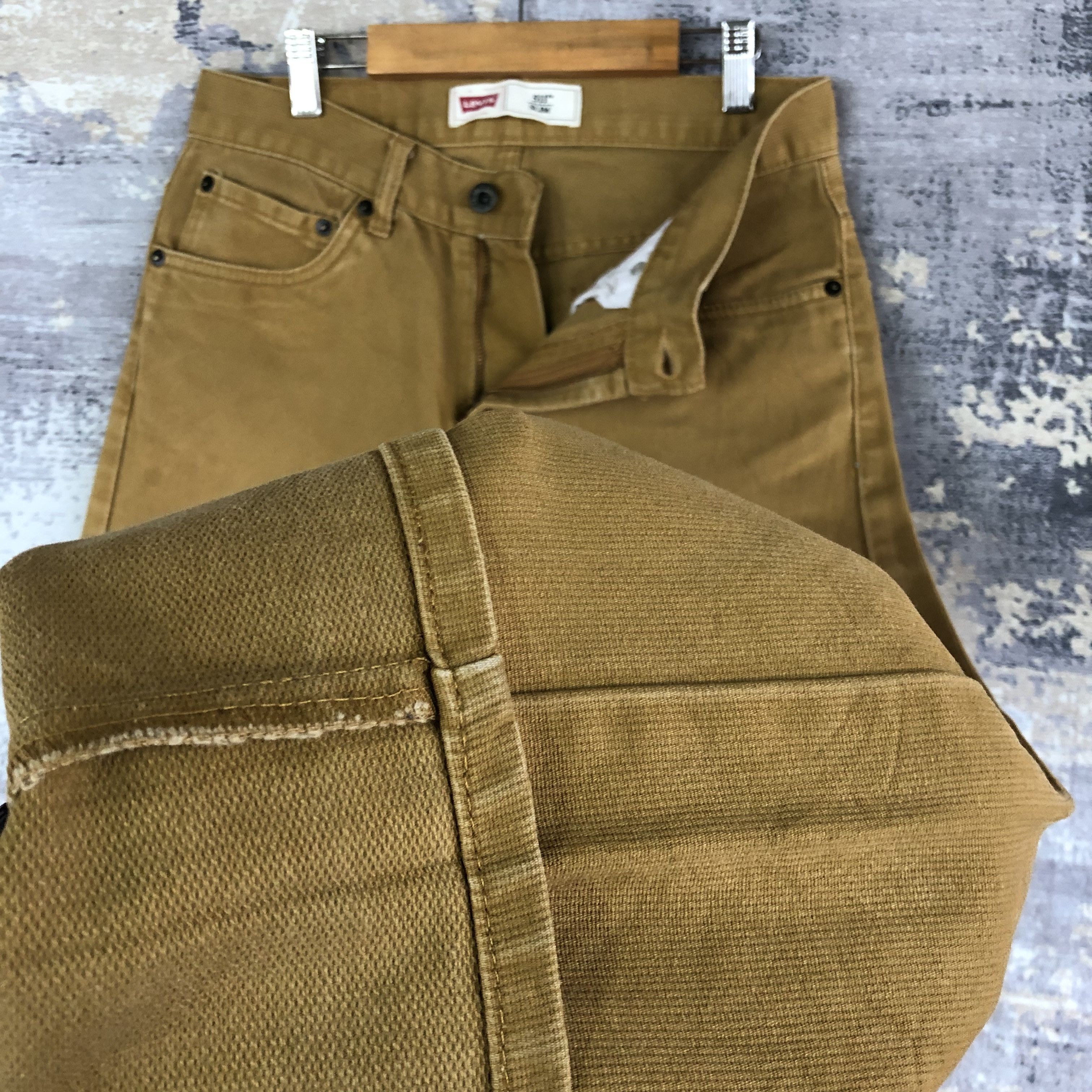 Levi's Vintage Levis 511 Skinny Slim Tapered Jeans Brown Denim Size 28" / US 6 / IT 42 - 8 Thumbnail