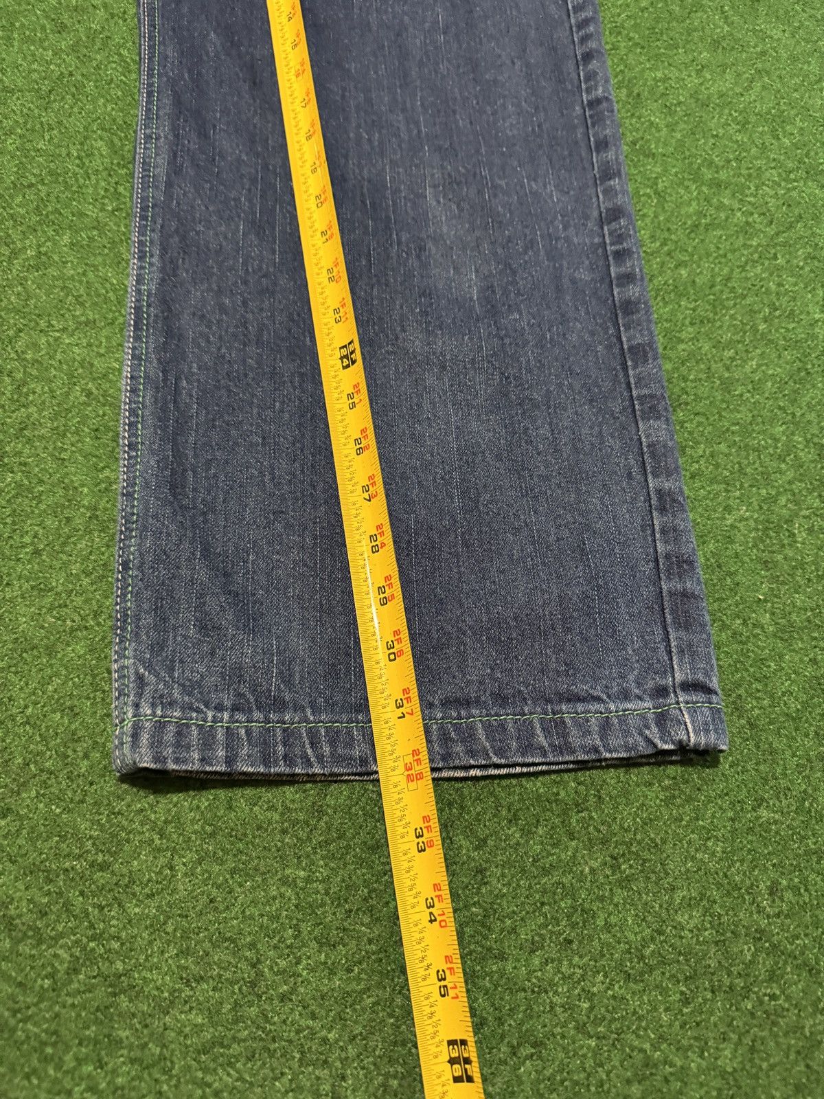 Vintage Vintage 90s Baggy Red Ape Hip Hop Wide Leg 38x32 Jeans Size US 38 / EU 54 - 6 Thumbnail