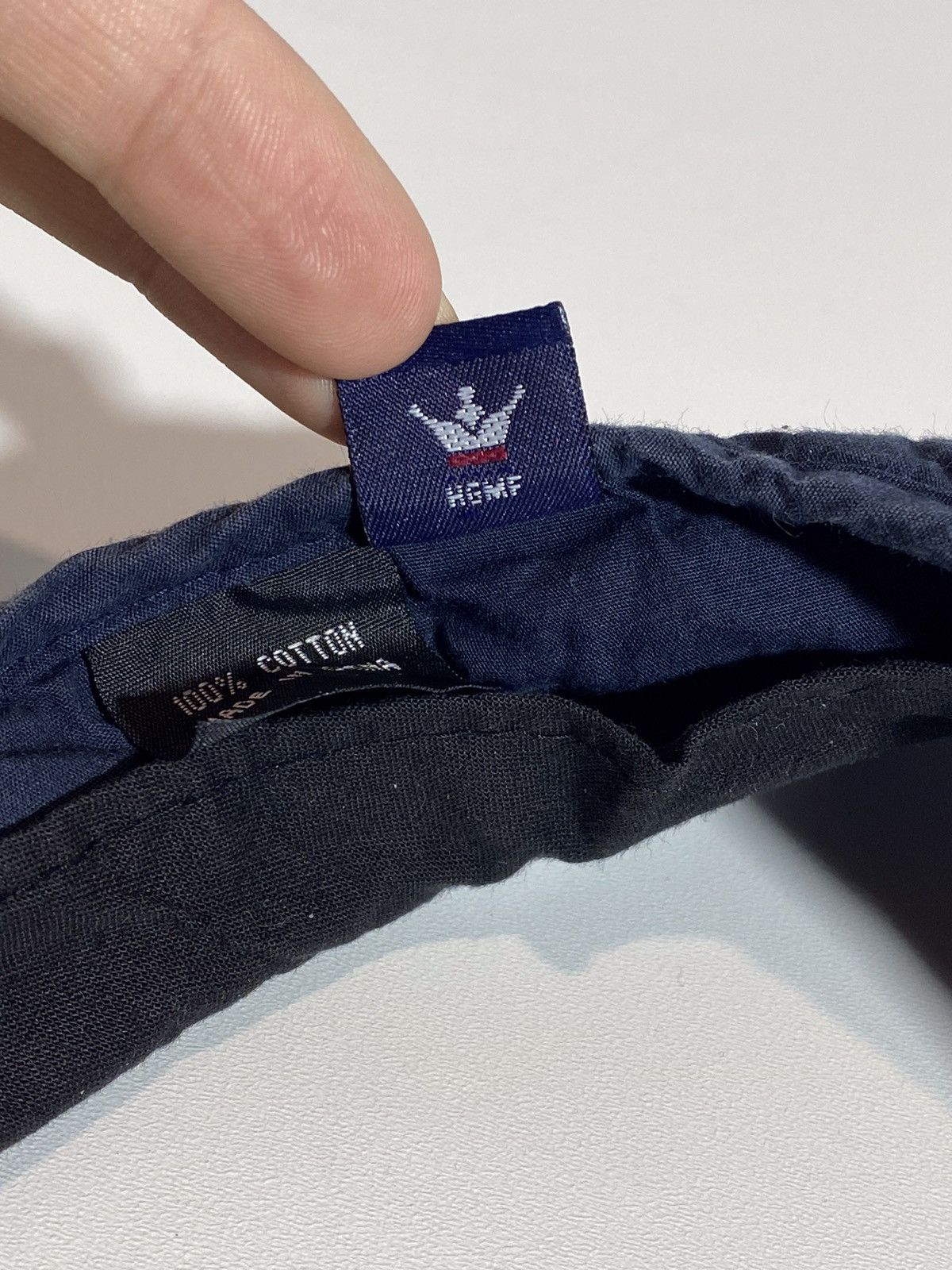 Stussy Vintage 90s Stussy Navy Embroidered logo visor cap Size ONE SIZE - 9 Thumbnail