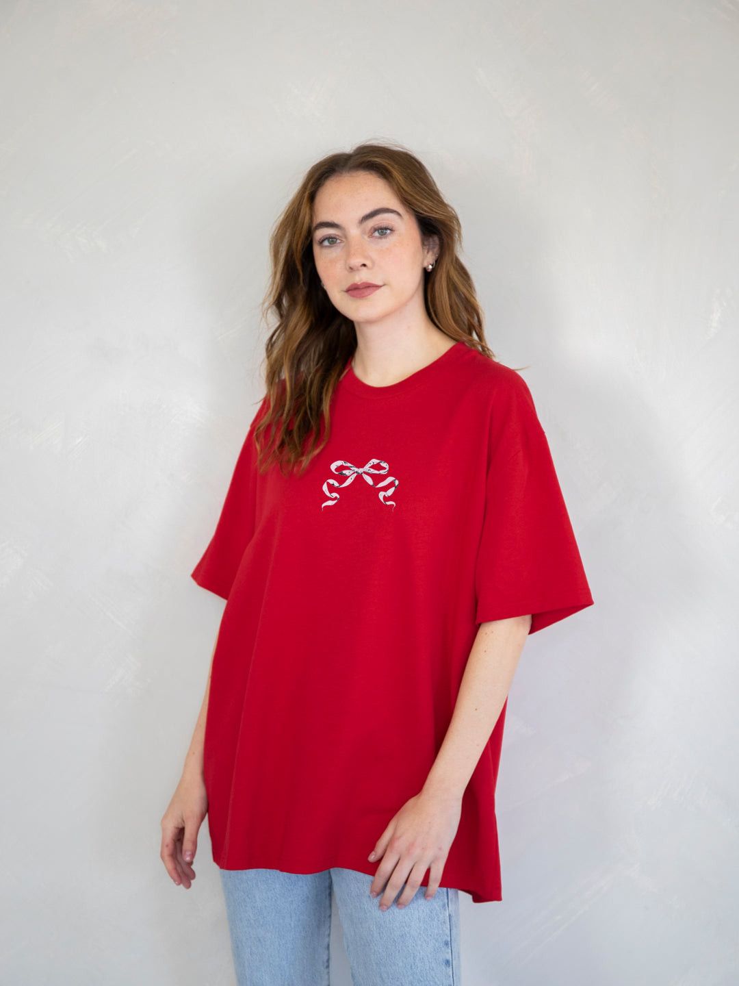 Vintage Vintage Bow Graphic Tee, Coquette Aesthetic T-Shirt Size M / US 6-8 / IT 42-44 - 1 Thumbnail