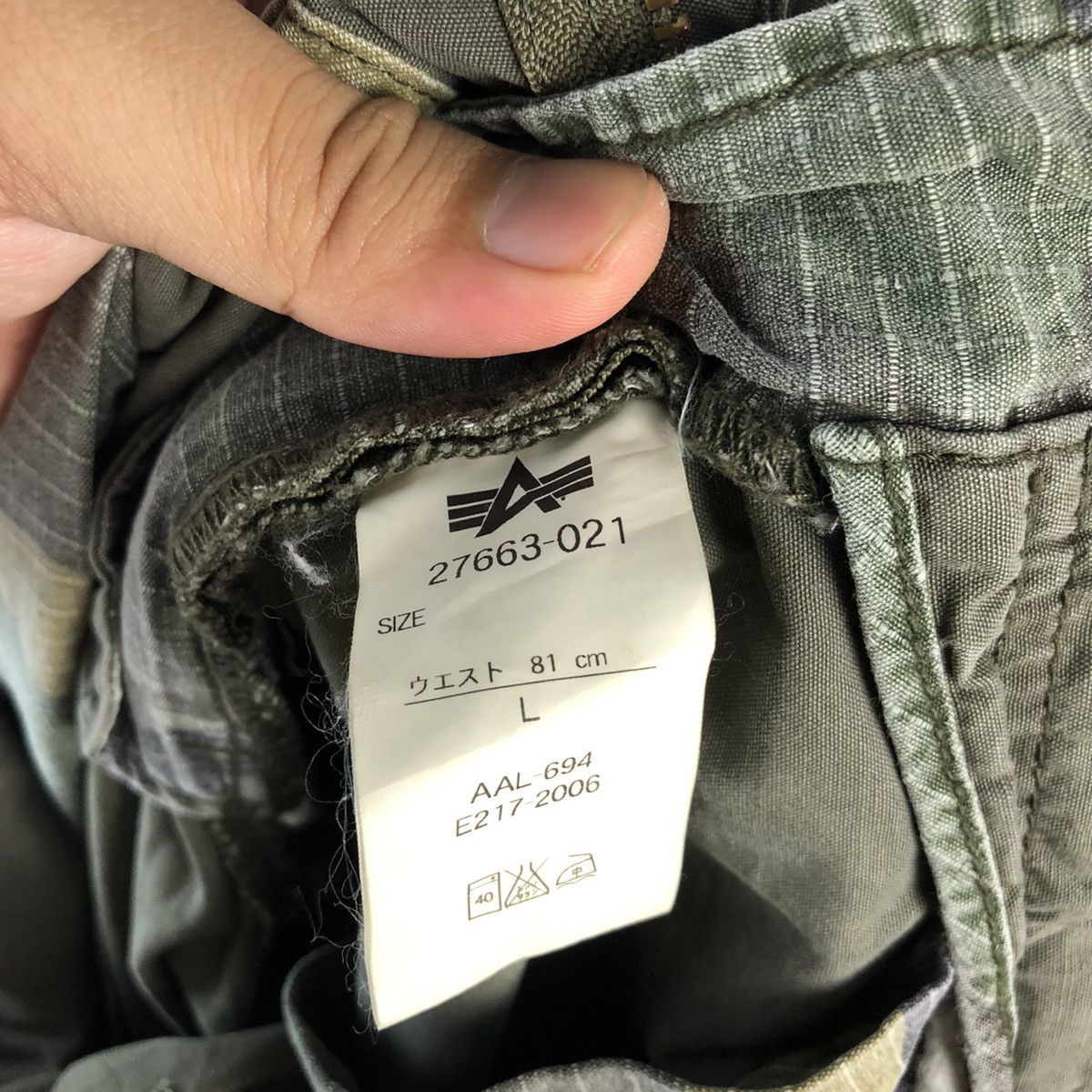 Alpha Industries Alpha Industrie Grey Cargo Multipocket Pants #A152 Size US 31 - 24 Thumbnail