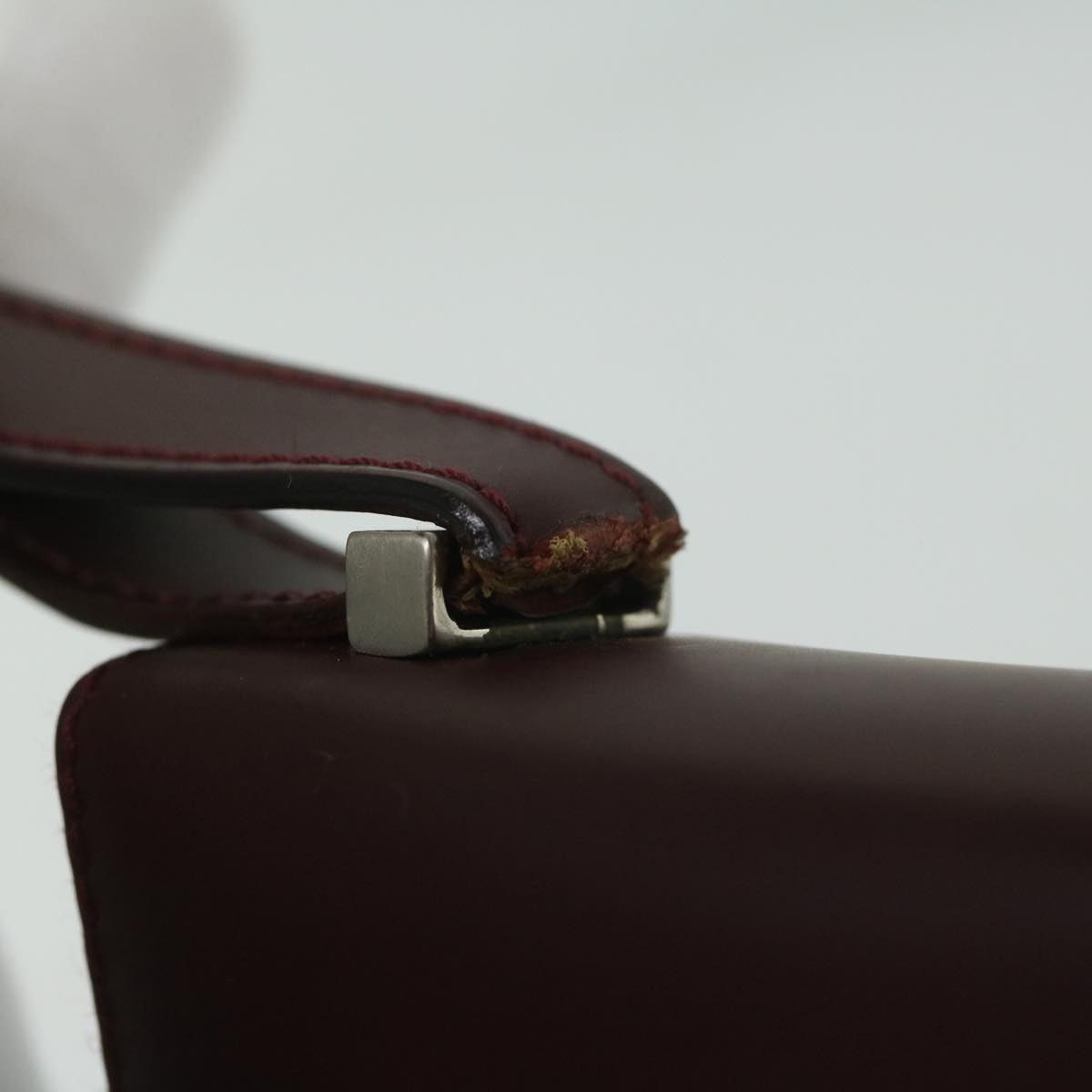 Salvatore Ferragamo Salvatore Ferragamo Gancini Shoulder Bag Leather Bordeaux Size ONE SIZE - 9 Thumbnail