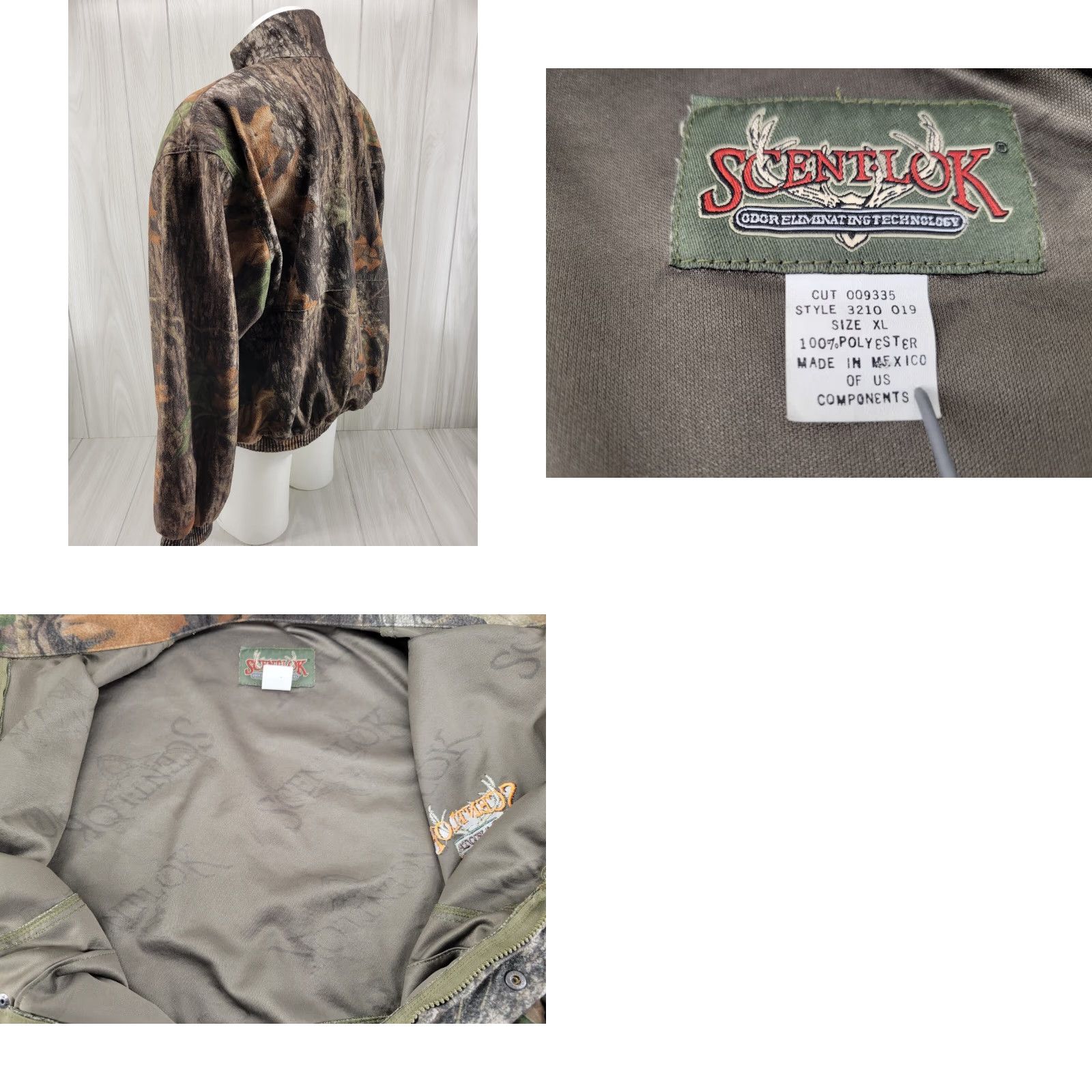 Vintage ScentLok Hunting Jacket Men’s XL Full Zip Mossy Oak Camouflage Hunt Shirt Size US XL / EU 56 / 4 - 8 Thumbnail